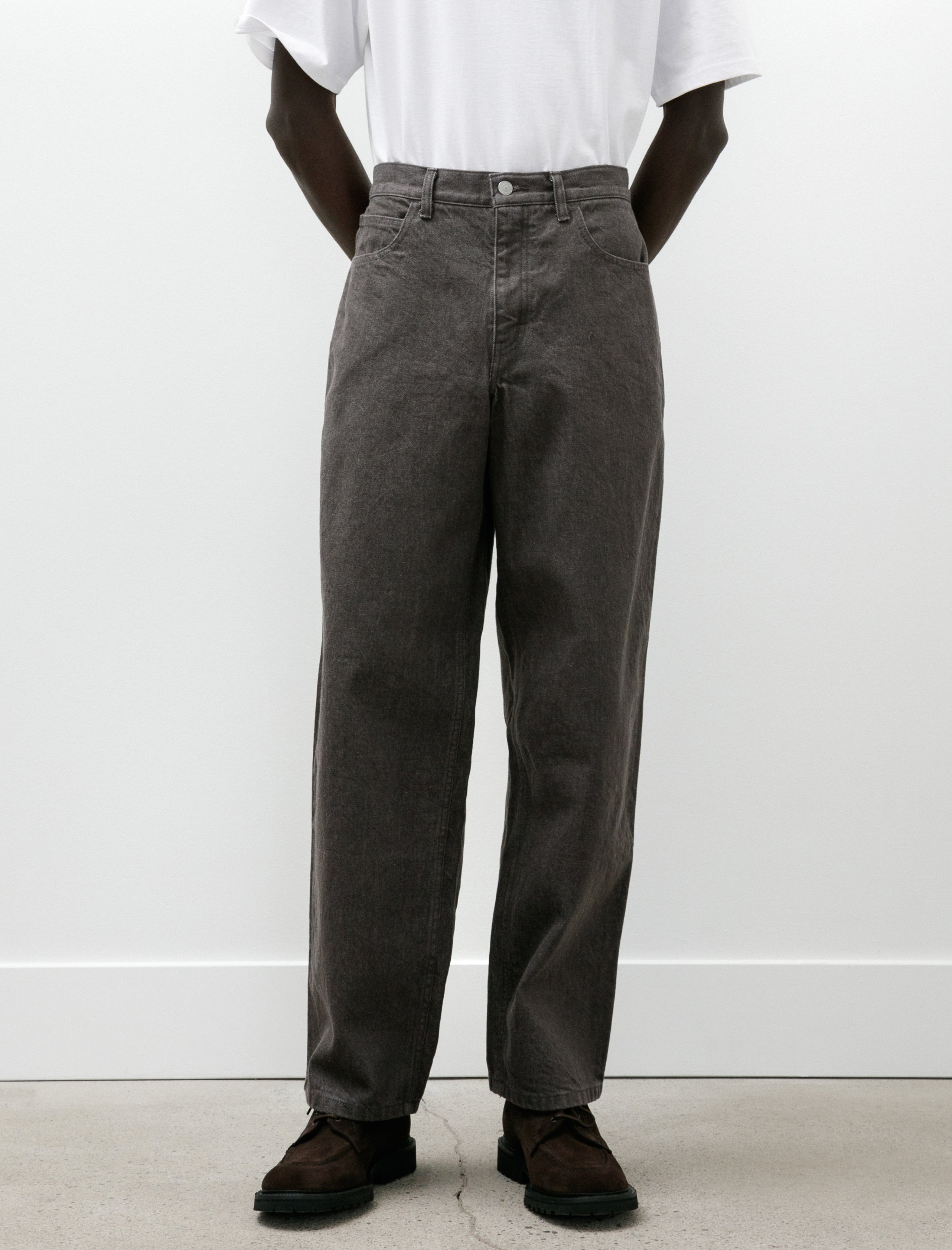 James Coward 5Pkt Jean Brown 13.5oz Rope Dyed Denim