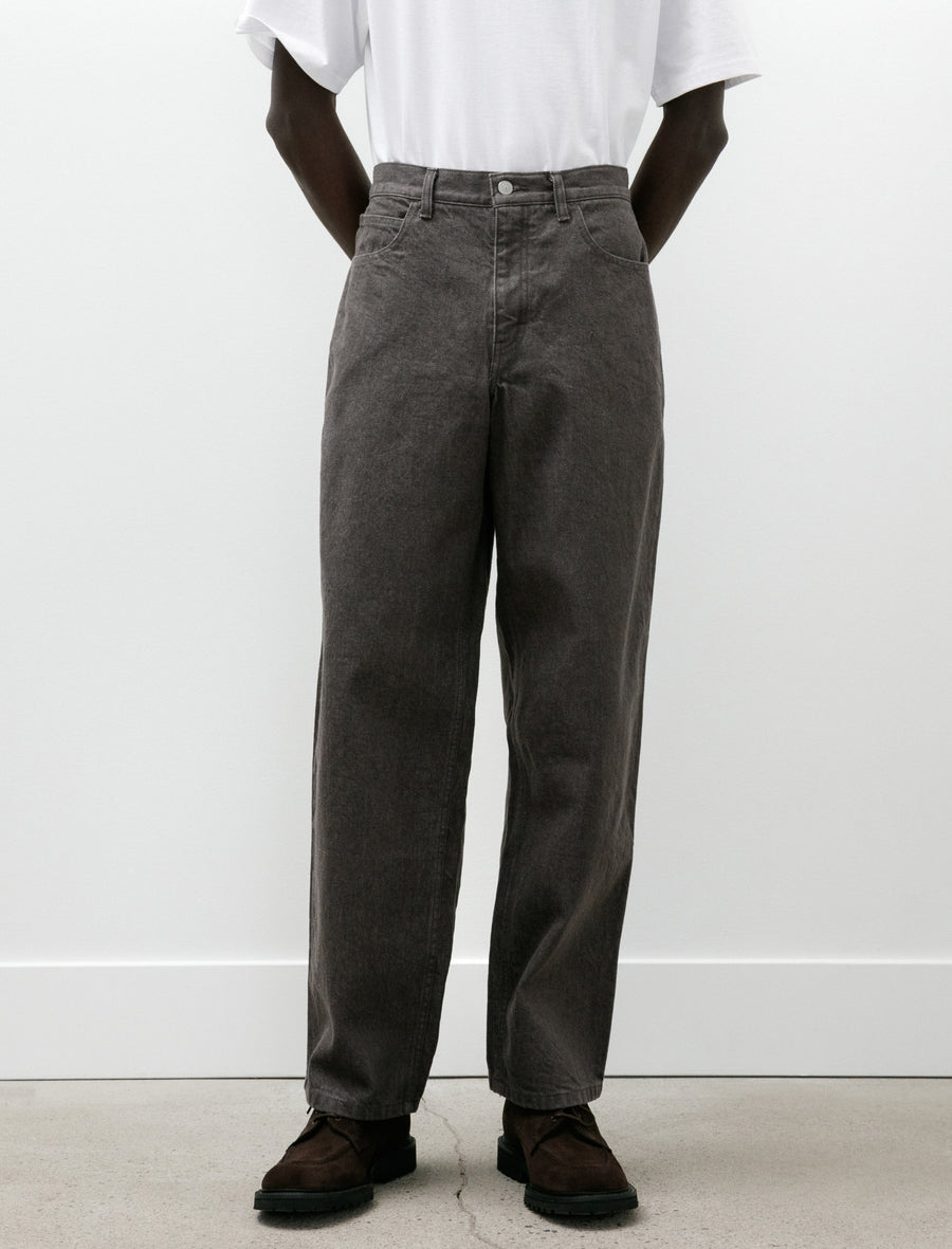 5Pkt Jean Brown 13.5oz Rope Dyed Denim - Image 4