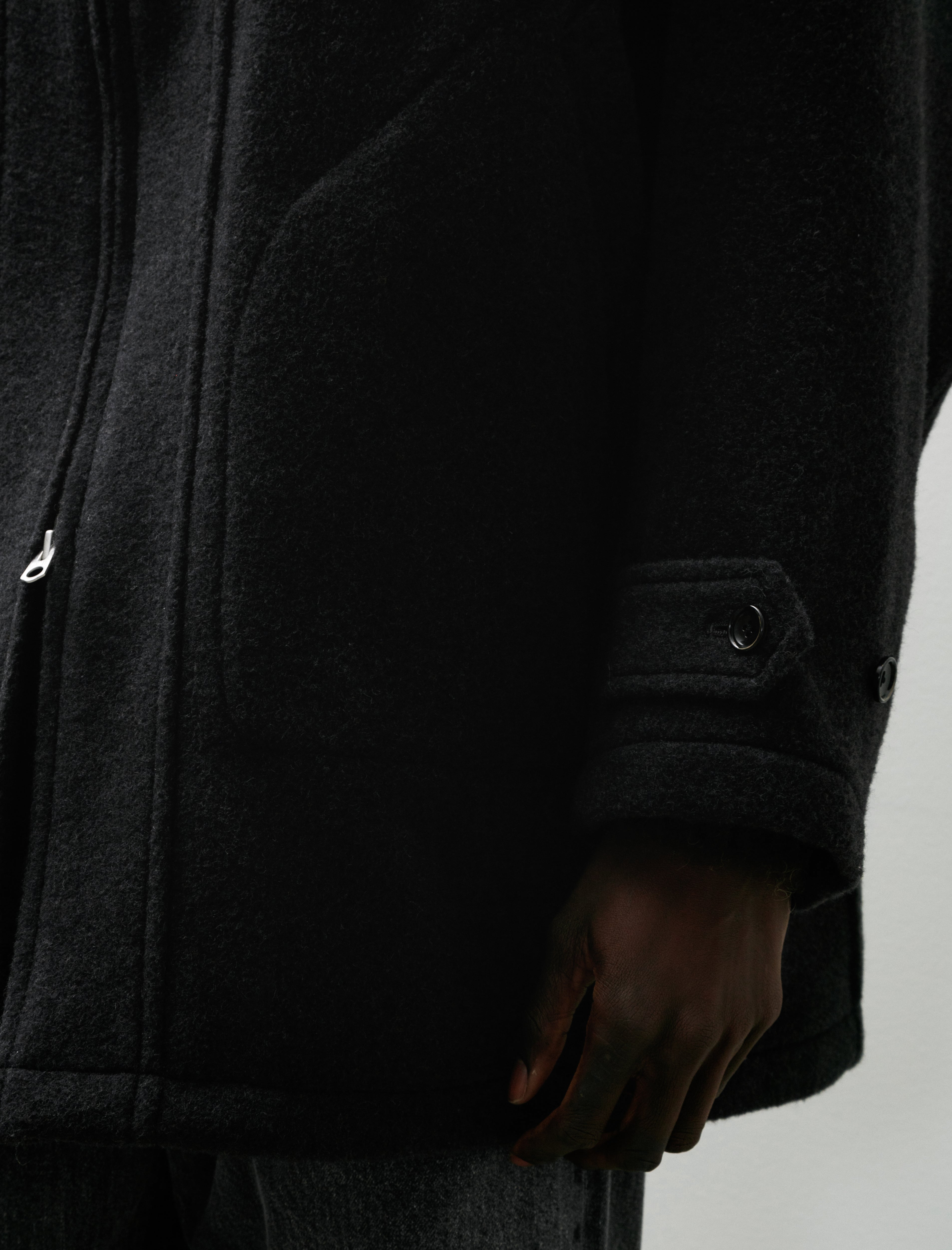 Phigvel Hunting Over Coat Charcoal