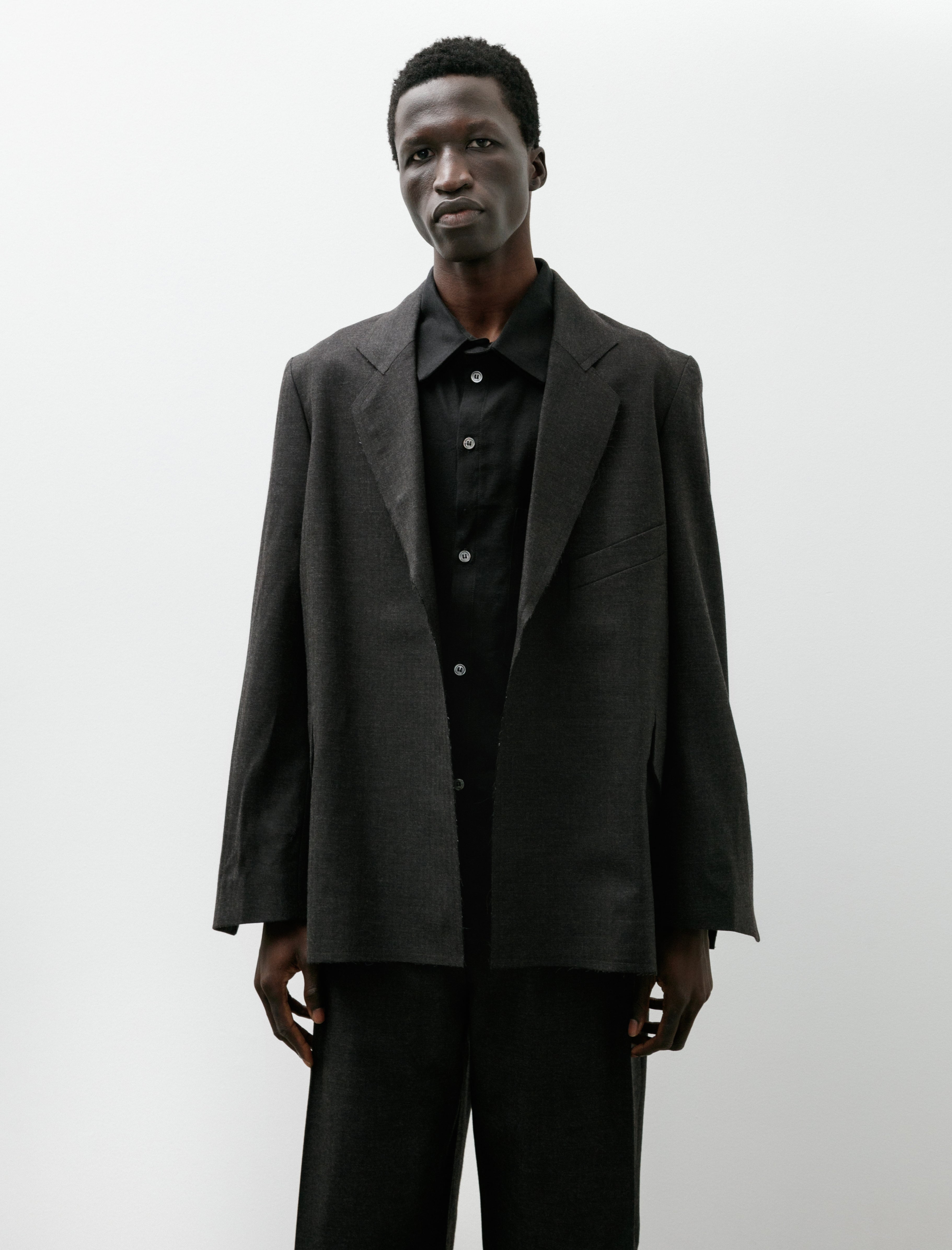 Lea Boberg LB-2P-RNL-SB Blazer Herringbone Wool Brown