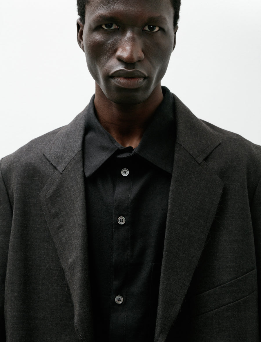 LB-2P-RNL Blazer Herringbone Wool Brown - Image 4