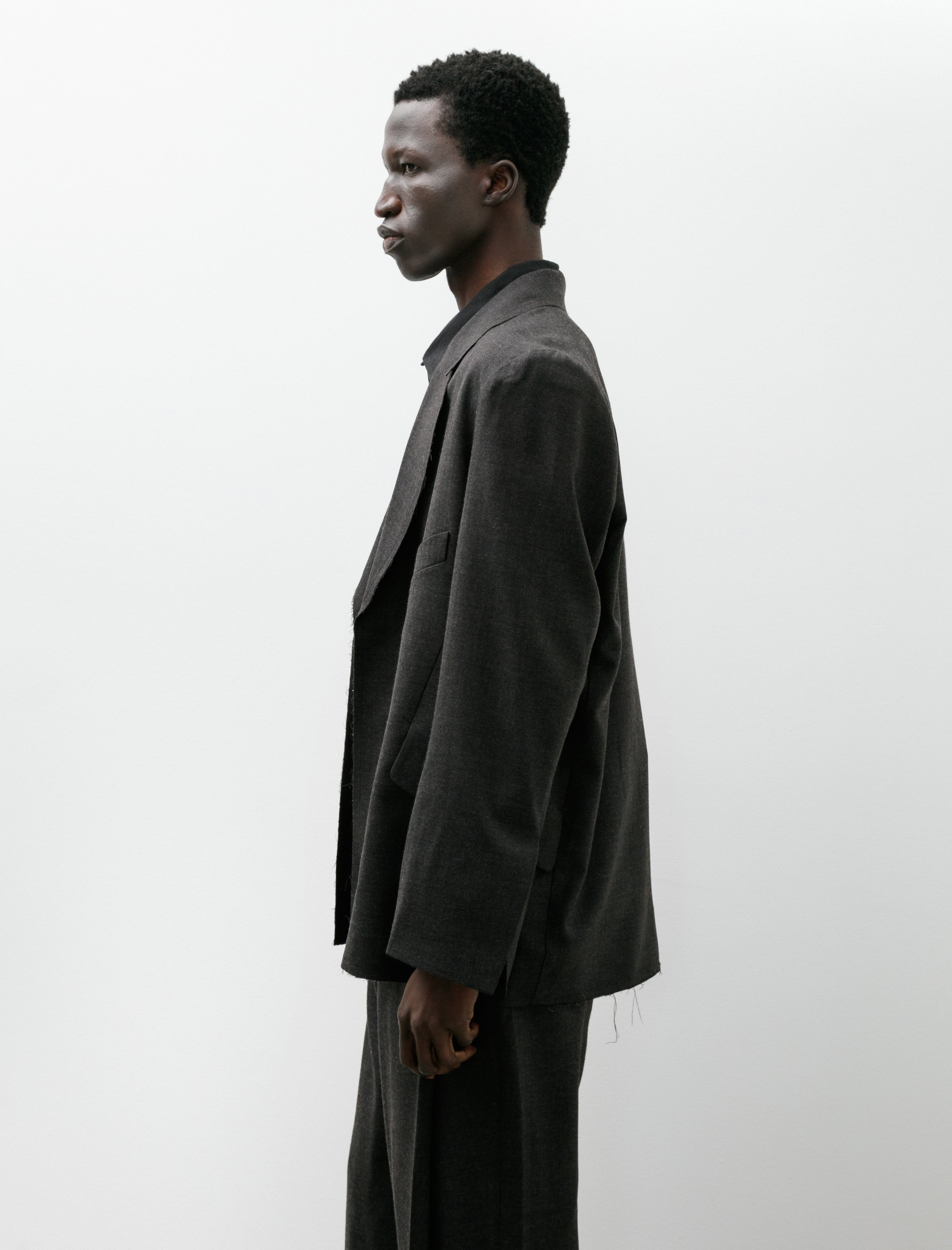 Lea Boberg LB-2P-RNL-SB Blazer Herringbone Wool Brown