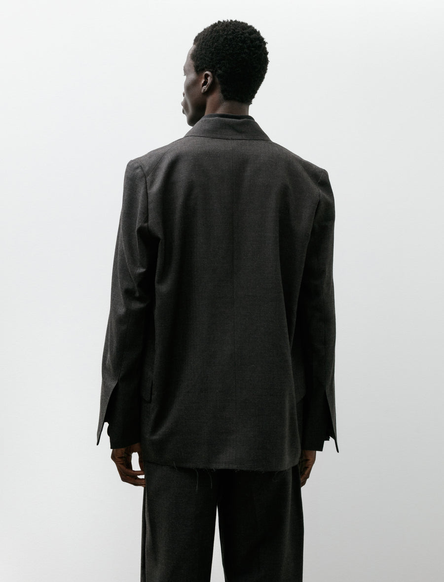 LB-2P-RNL Blazer Herringbone Wool Brown - Image 2