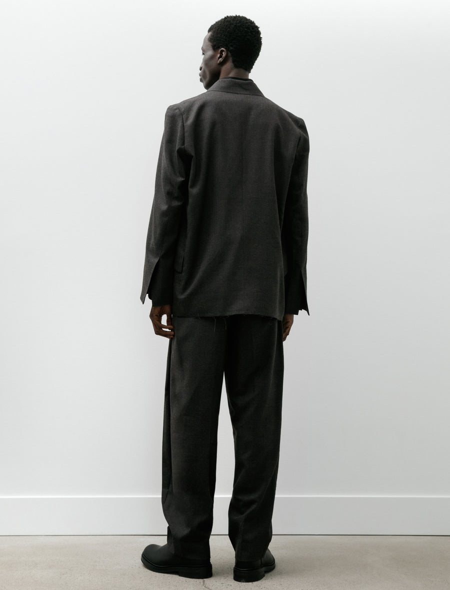 LB-3P-DP Trousers Herringbone Wool Brown - Image 2