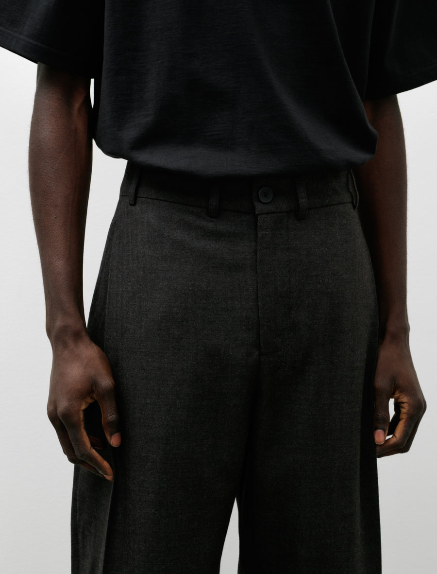 LB-3P-DP Trousers Herringbone Wool Brown - Image 7