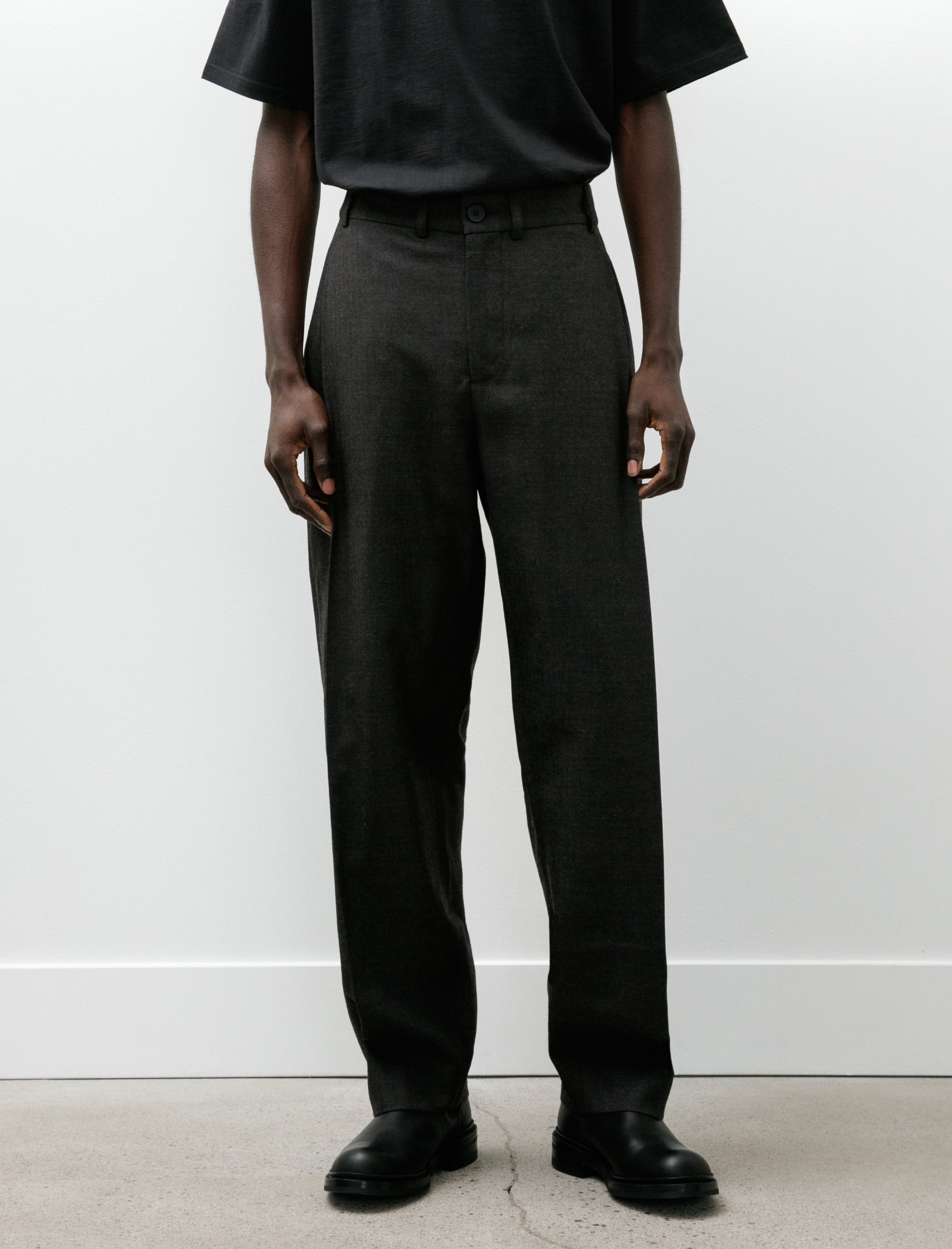 Lea Boberg LB-3P-DP Trousers Herringbone Wool Brown