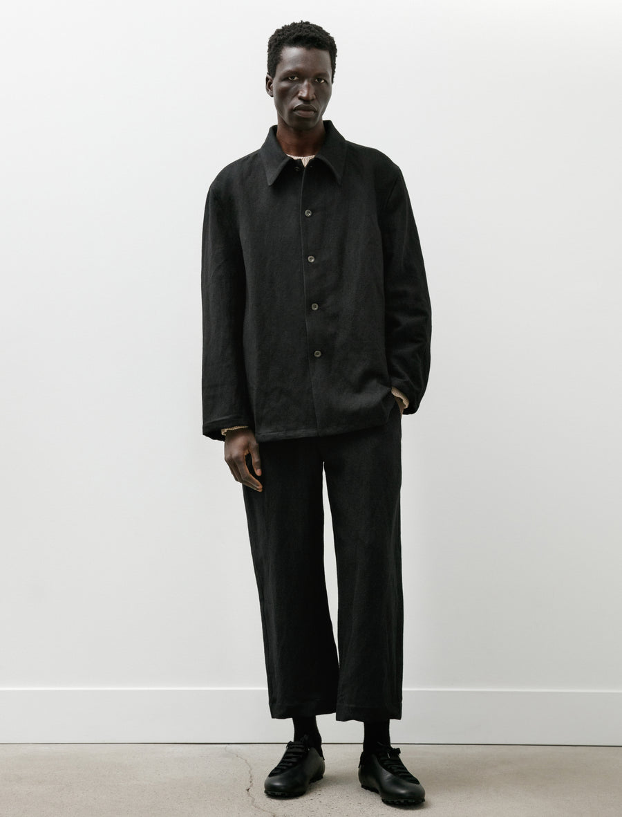 Tatum Trousers Linen Wool Black - Image 1