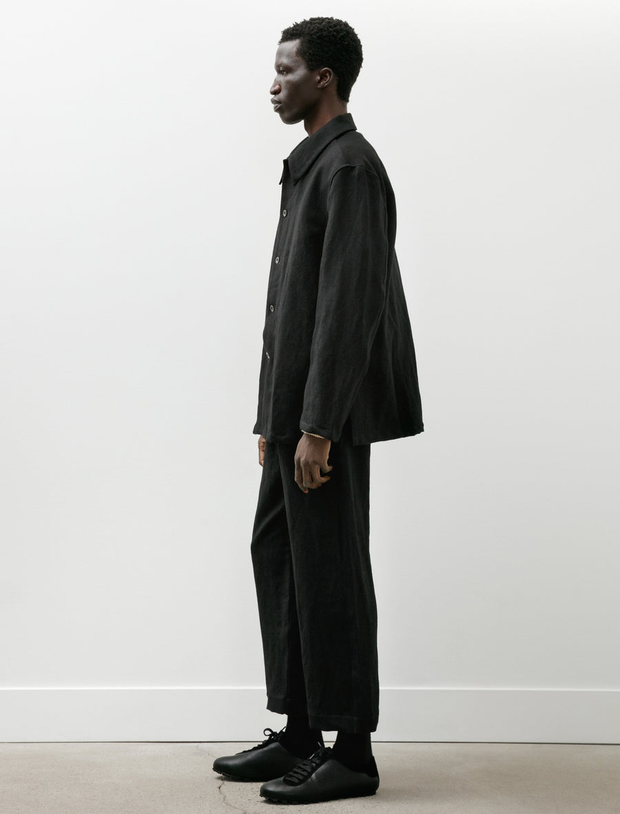 Tatum Trousers Linen Wool Black - Image 3