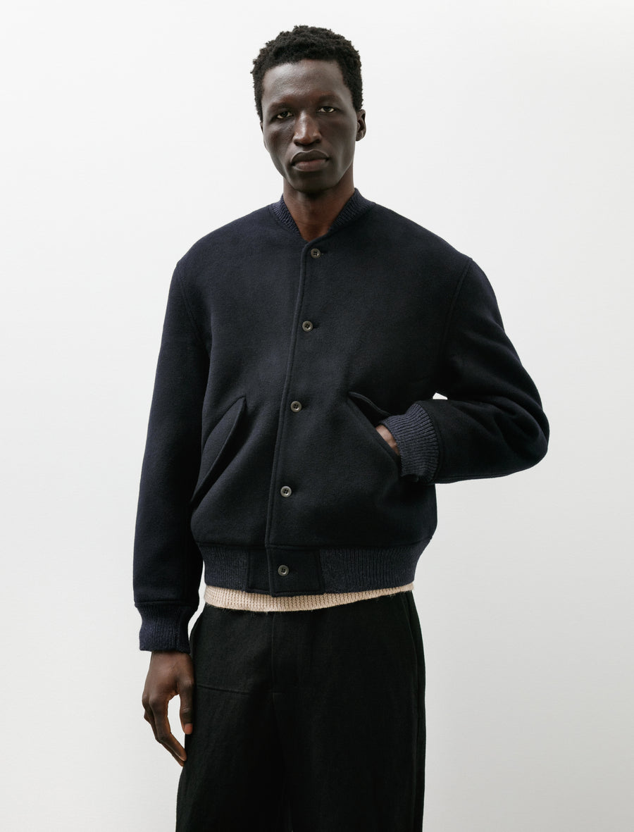 Bo Bomber Recycled Wool Navy - Image 1