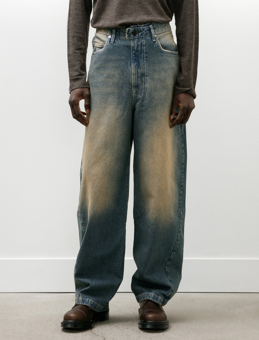 Wobbly Jeans Vintage Blue Green - Image 4