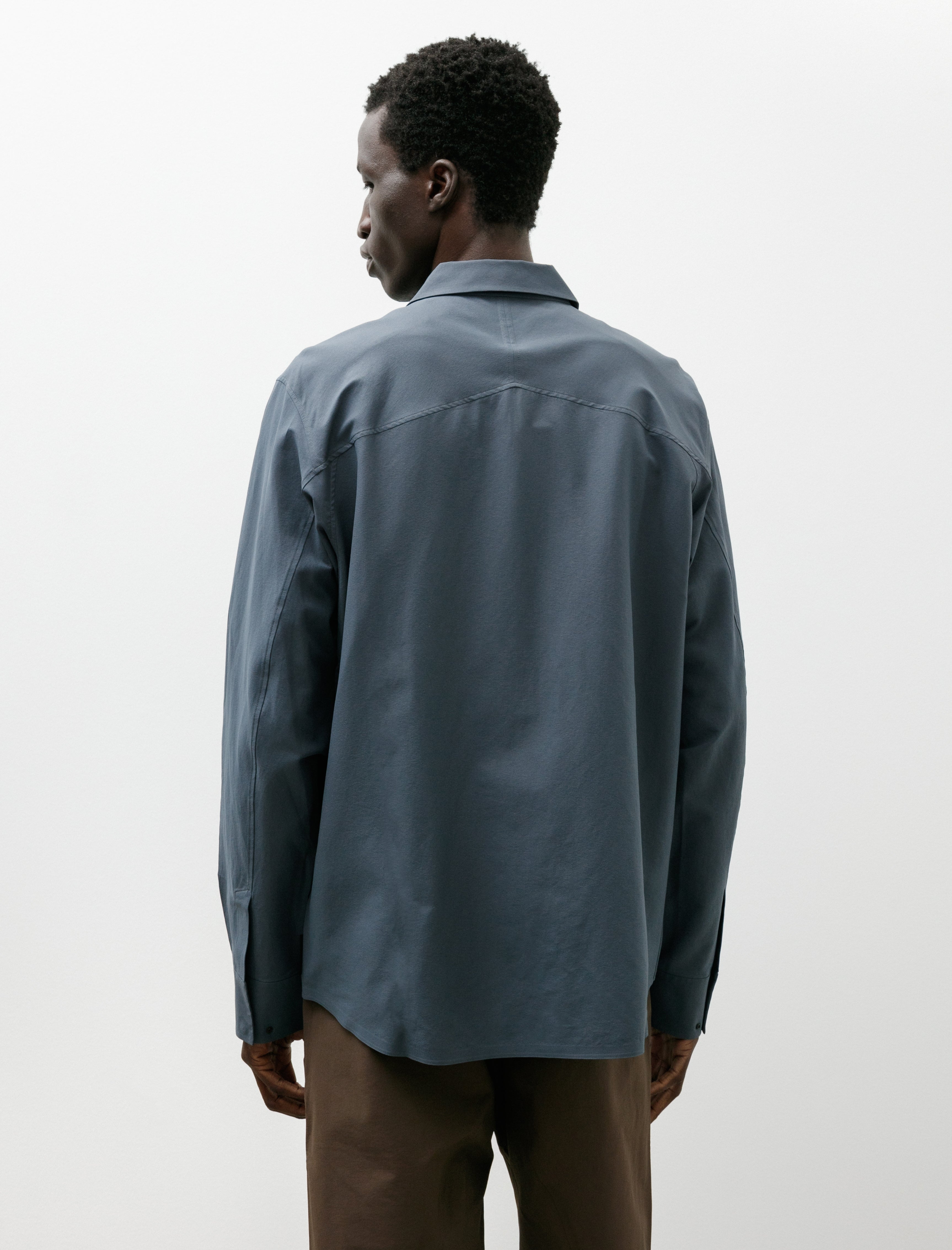 Veilance Stema LS Shirt Neptune