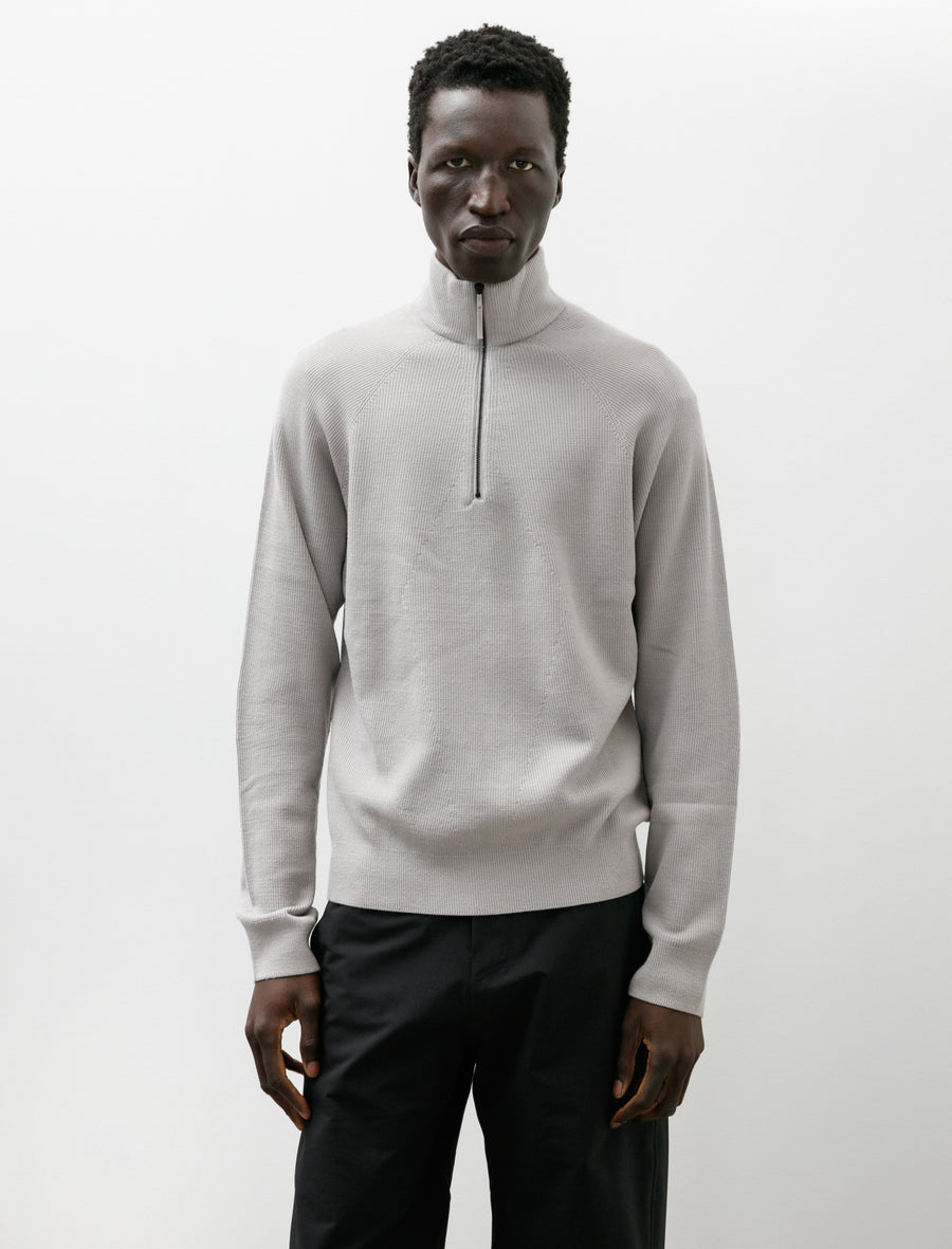 Conic Wool Half Zip Silkstone - Image 1