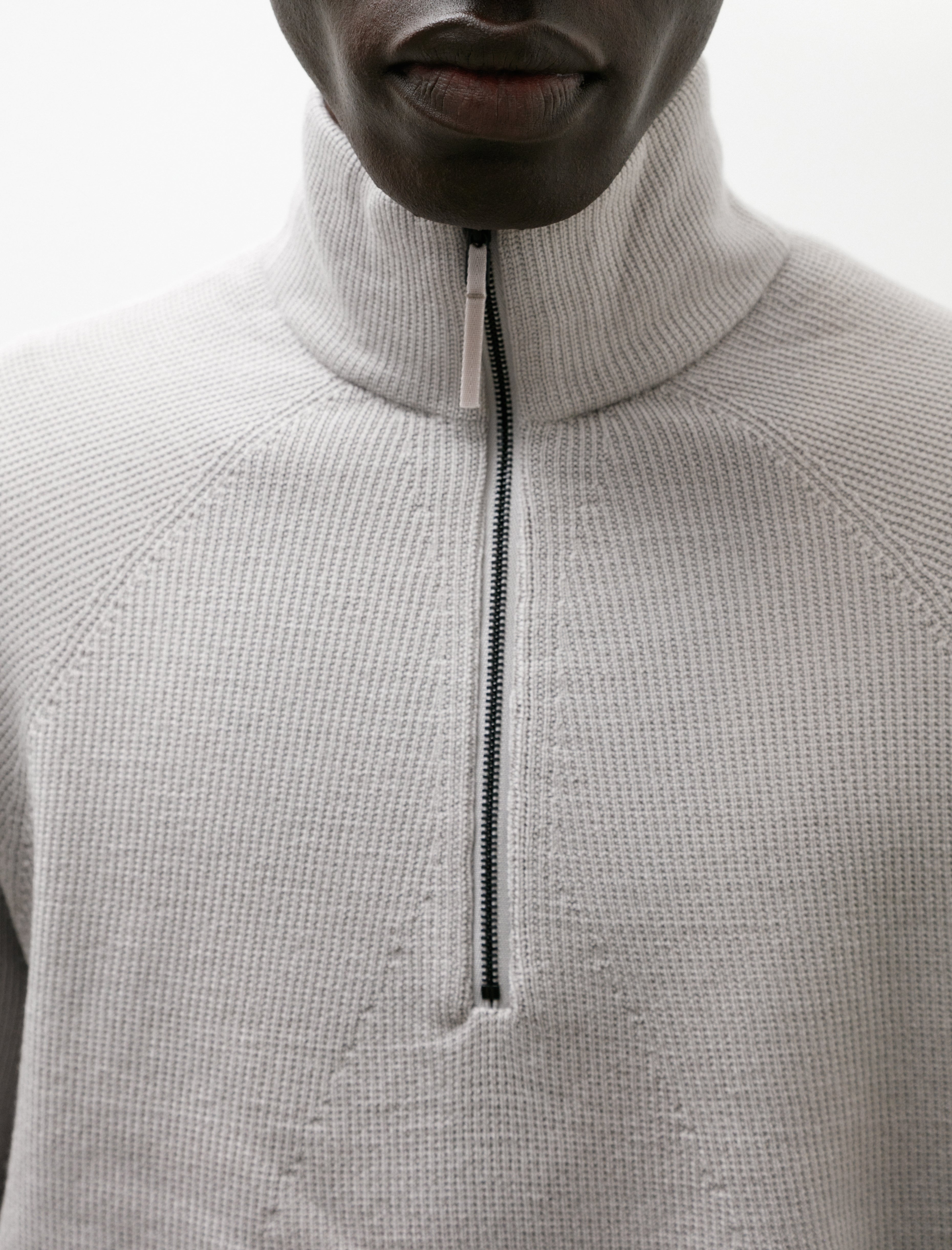 Veilance Conic Wool Half Zip Silkstone