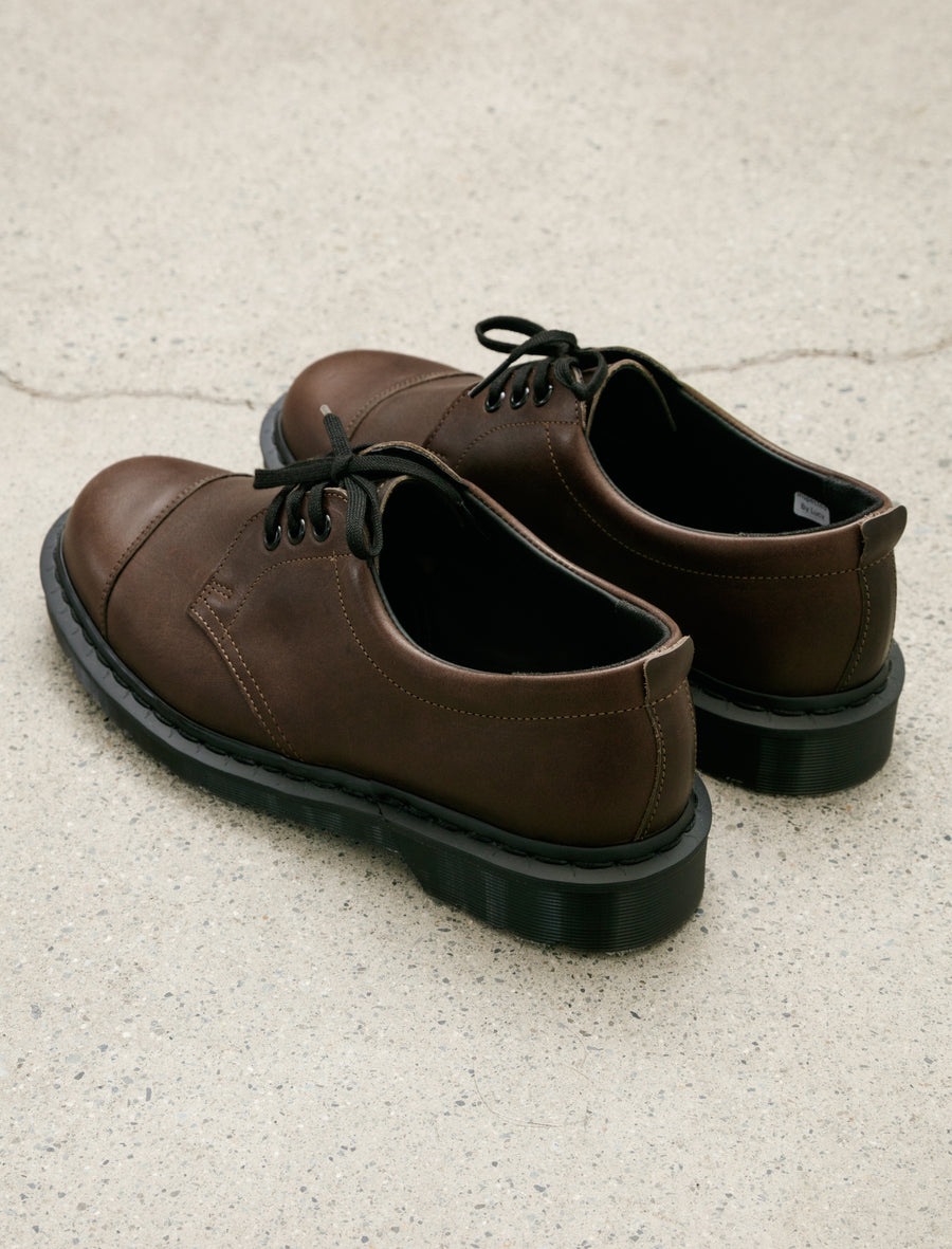 Dr. Martens 1461 Shoe Dark Brown Grained Oiled - Image 3