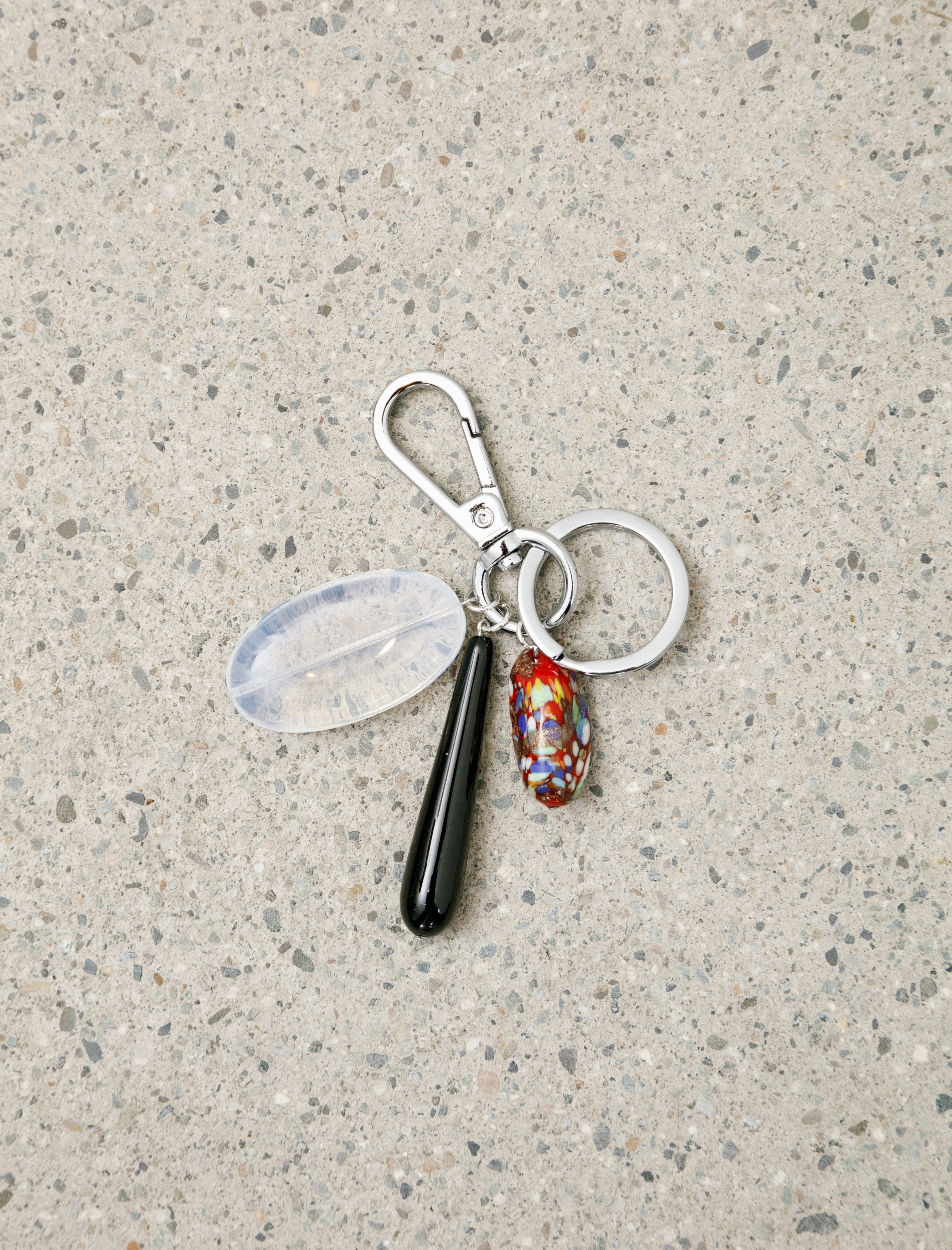 Sisi Joia Keycharm Black/Opaline White