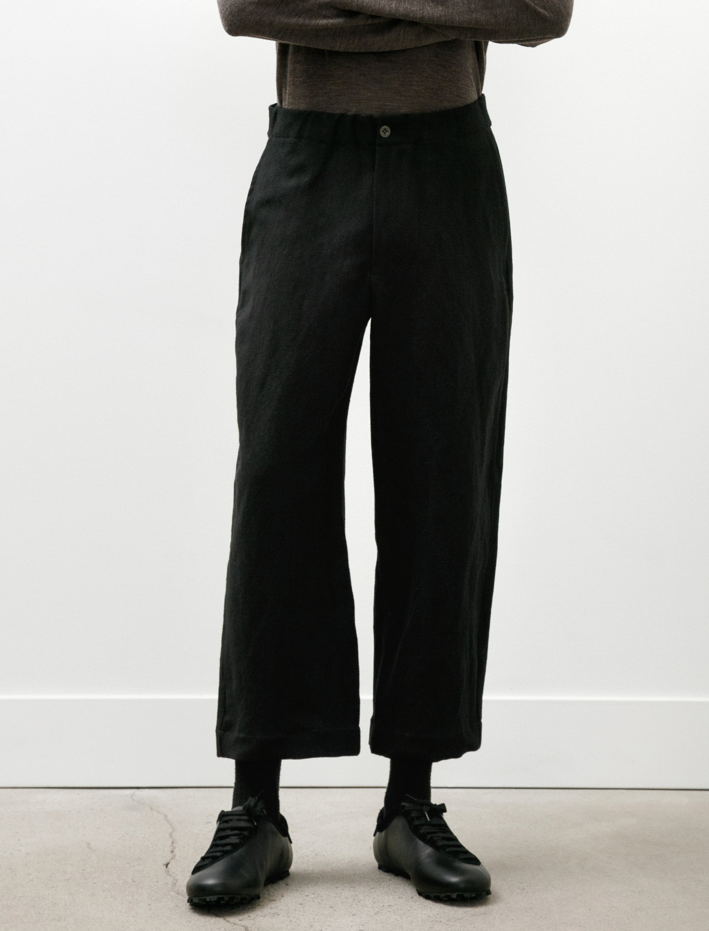 Sono Tatum Trousers Linen Wool Black