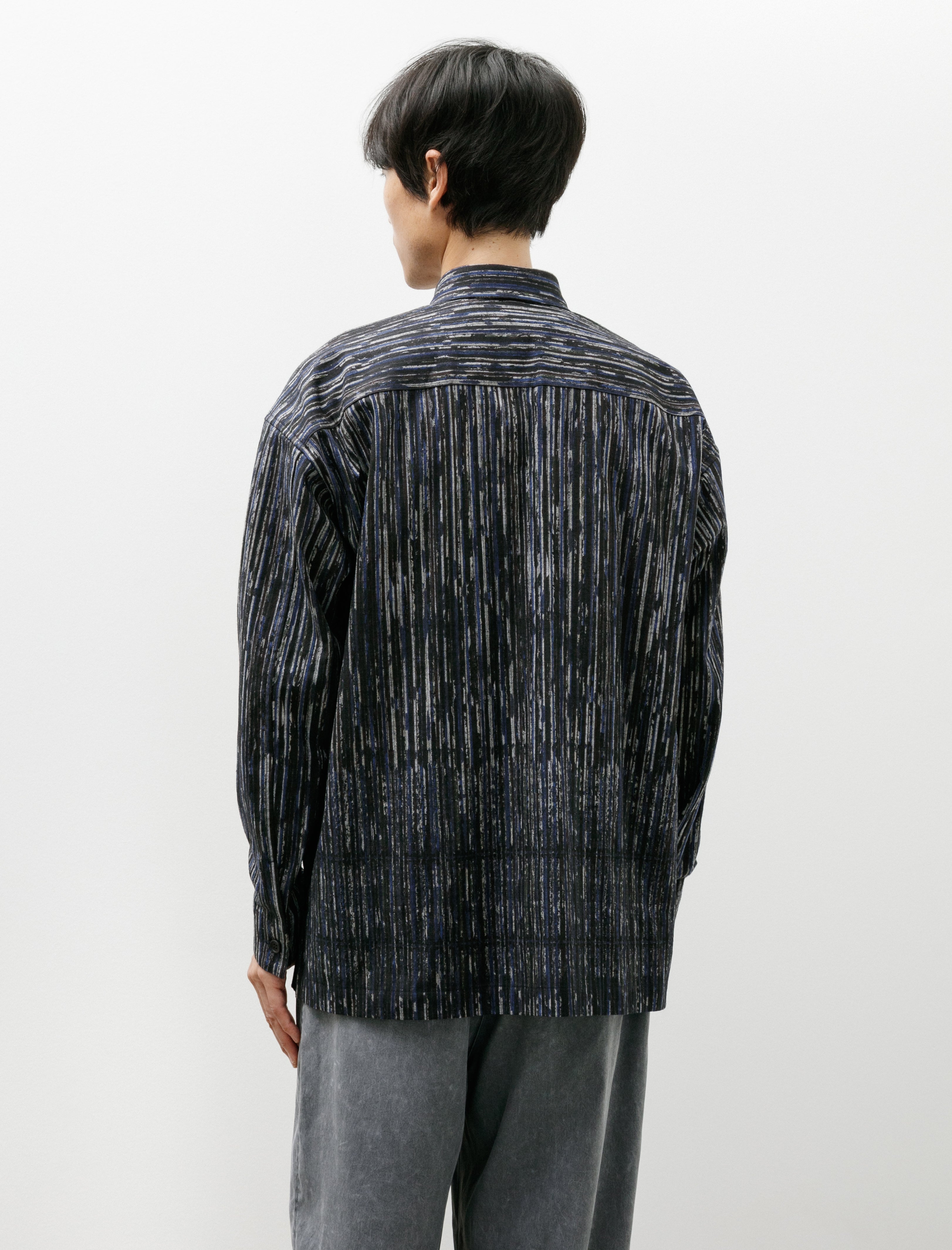 IM Mens Curviness Shirt Pigment Print Charcoal Grey 
