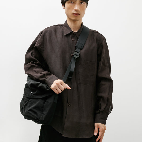MAN-TLE R0G4 Mini Messenger Black Nylon – Neighbour