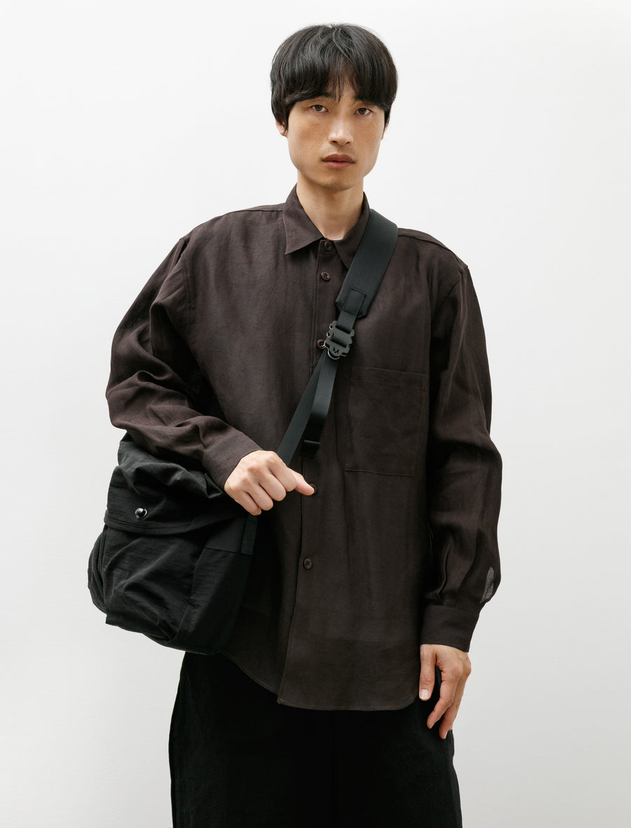 R0G4 Mini Messenger Black Nylon - Image 1