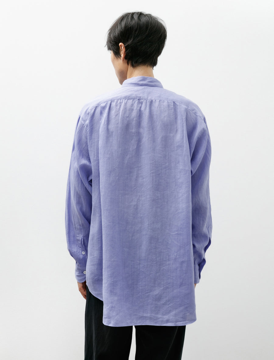 Short Point Ramie Shirt Blueberry - Image 2