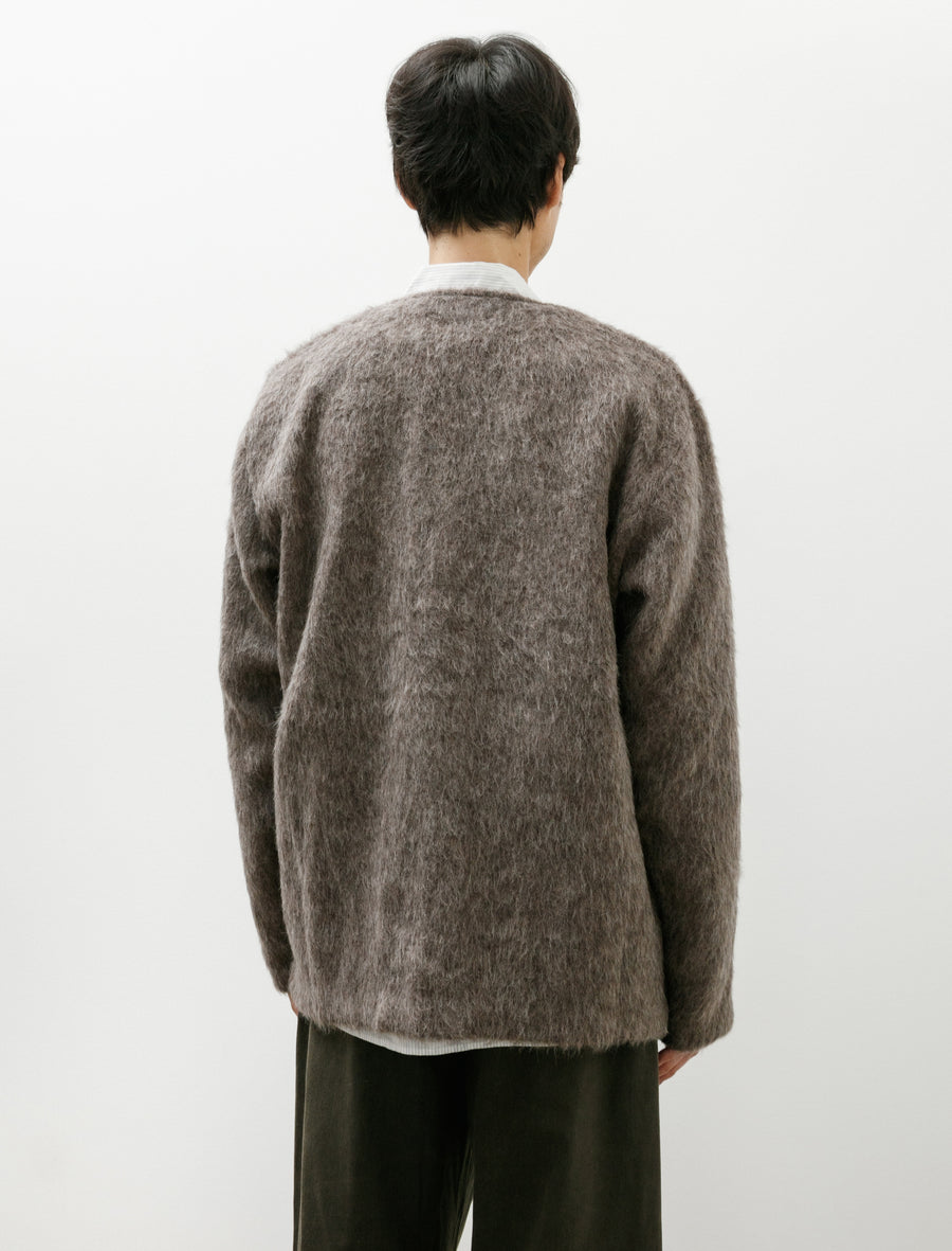 Cardigan Mole Grey Hairy Wool - Image 2