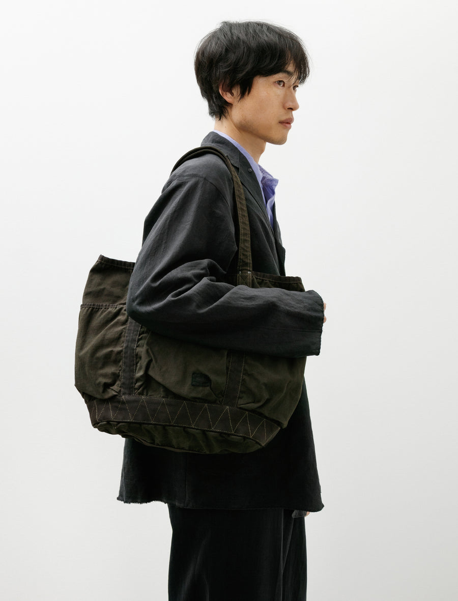 Crag Tote Bag Olive - Image 1