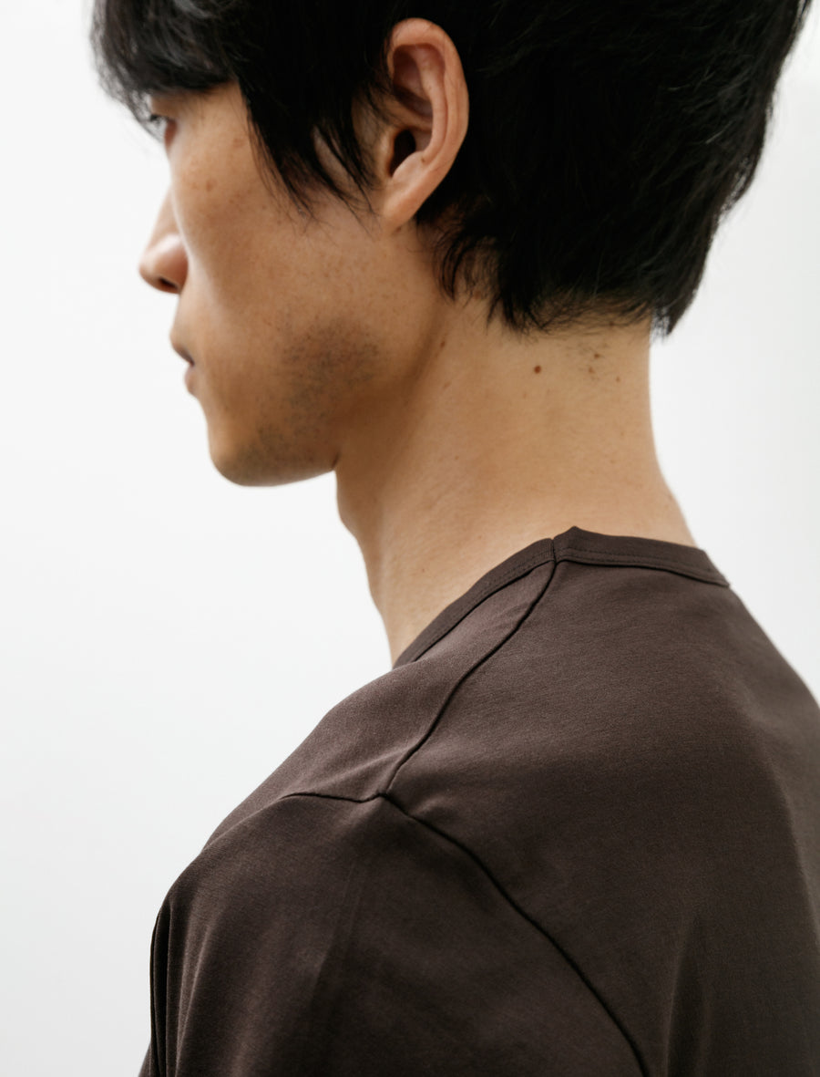 SS Classic T-Shirt Dark Chocolate - Image 3