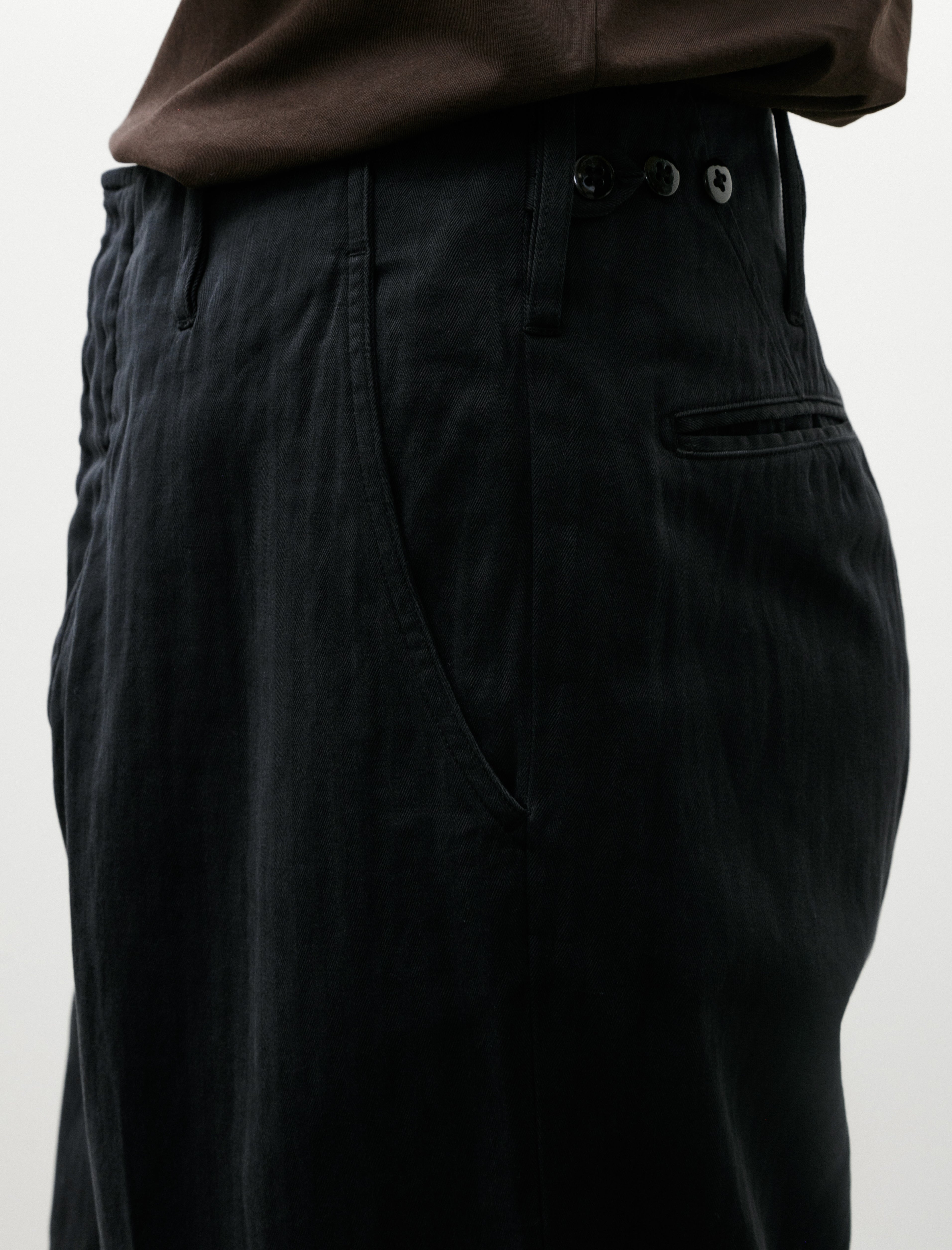 Maatee and Sons Chino Trouser Fade Black