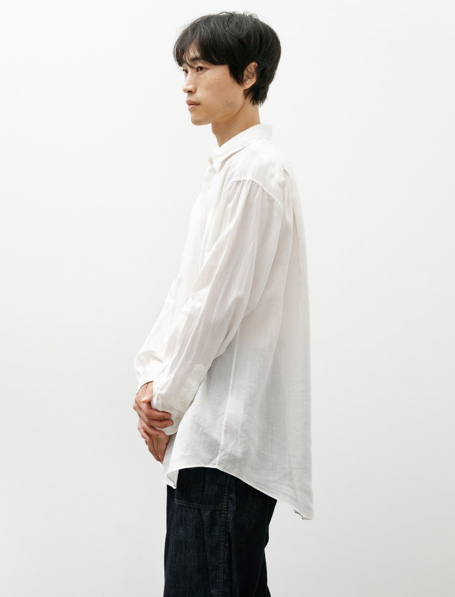 Short Point Ramie Shirt Aloe - Image 3