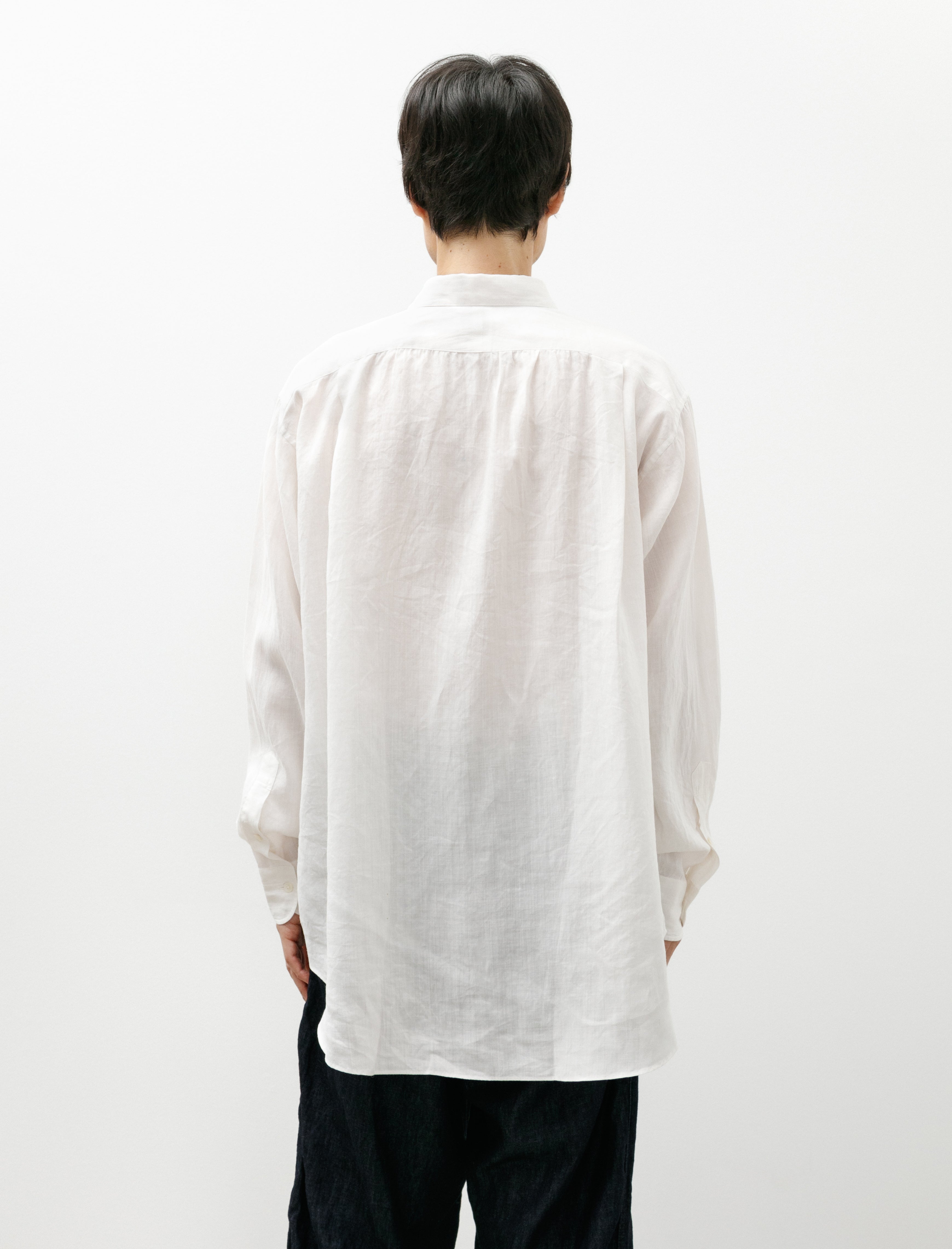 Maatee and Sons Short Point Ramie Shirt Aloe