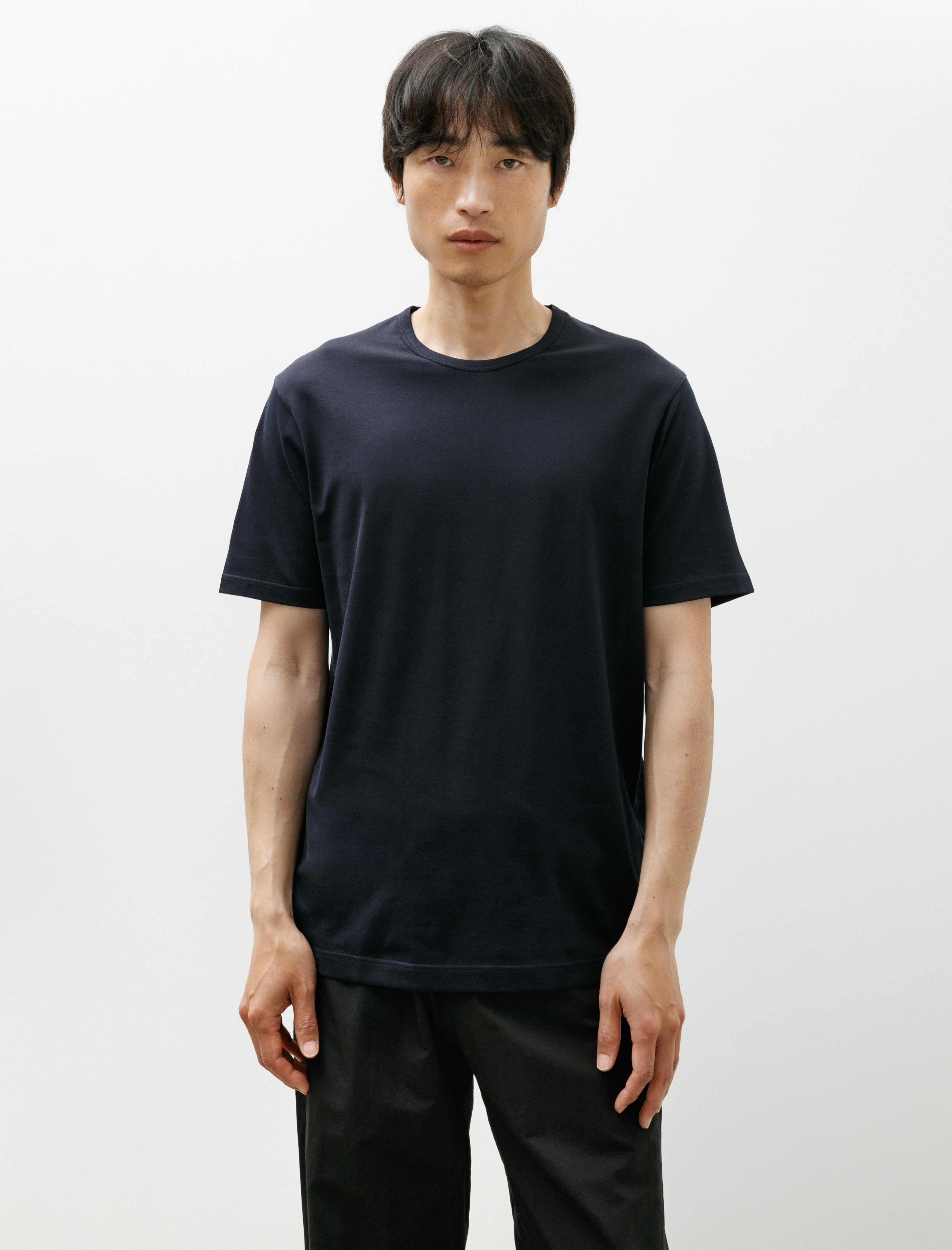 Sunspel SS Classic T-Shirt Midnight Navy