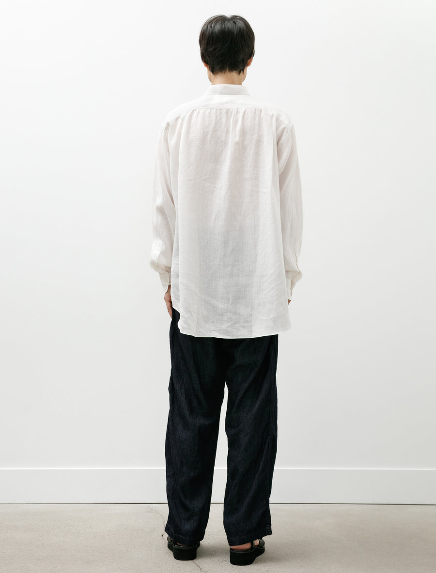 Short Point Ramie Shirt Aloe - Image 7
