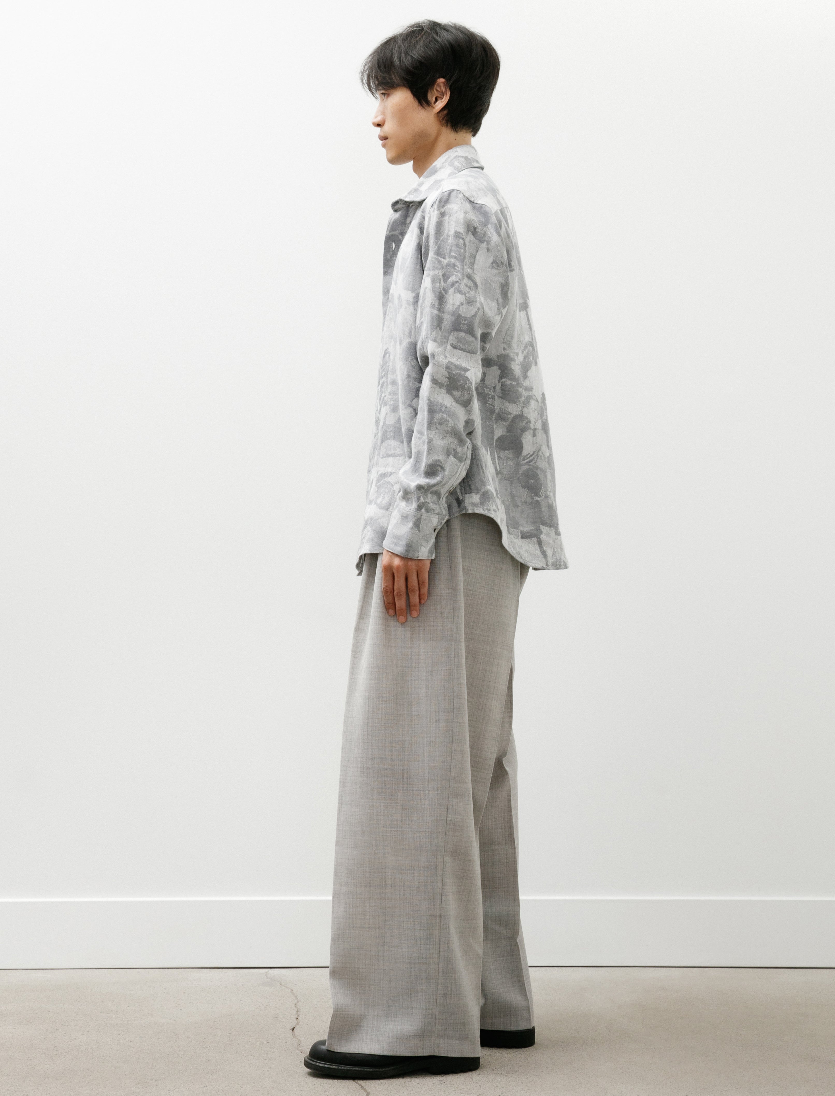 Cecile Tulkens Trouser 4 Wide Pleat Natural Beige