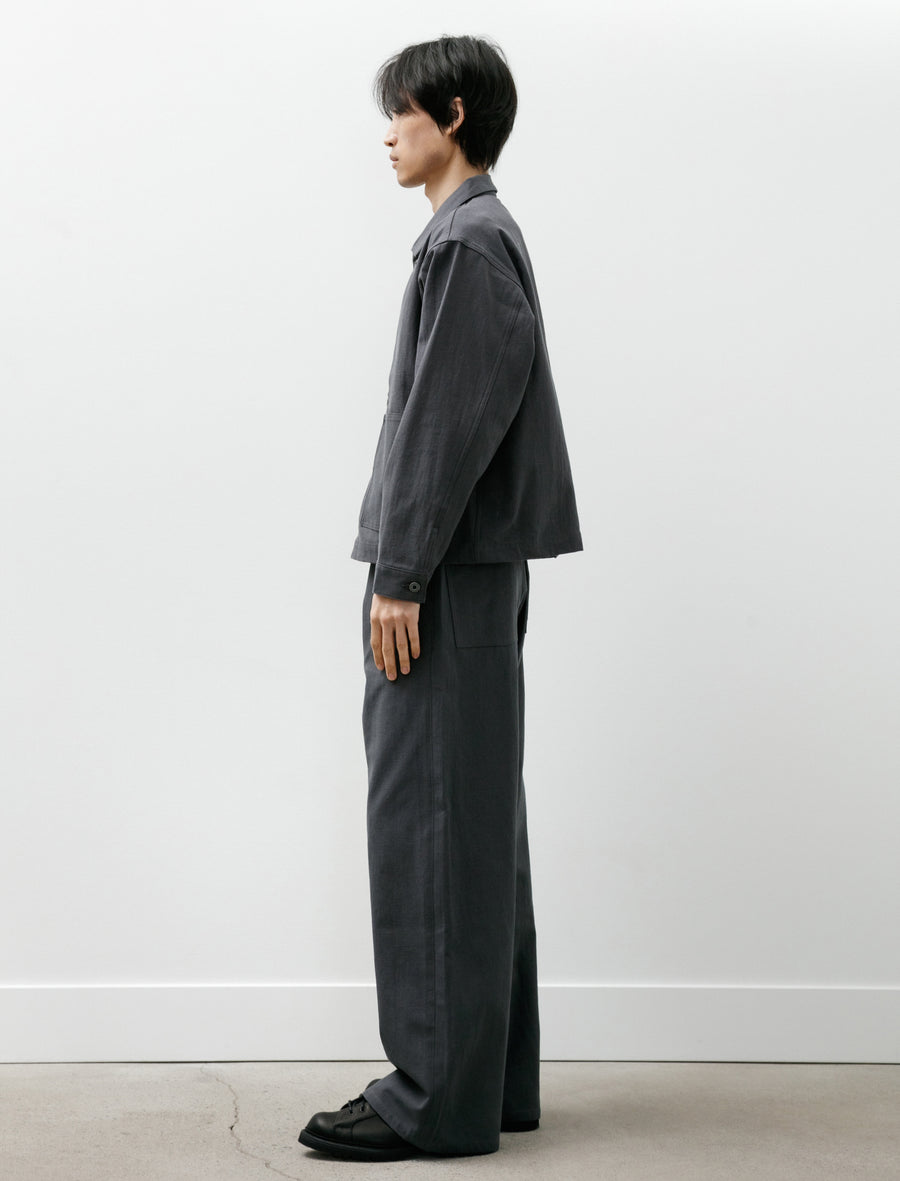 Taiga Takahashi Lot 303 Coverall Jacket Charcoal – Neighbour Taiga Takahashi Lot 303 Coverall Jacket Charcoal – Neighbour