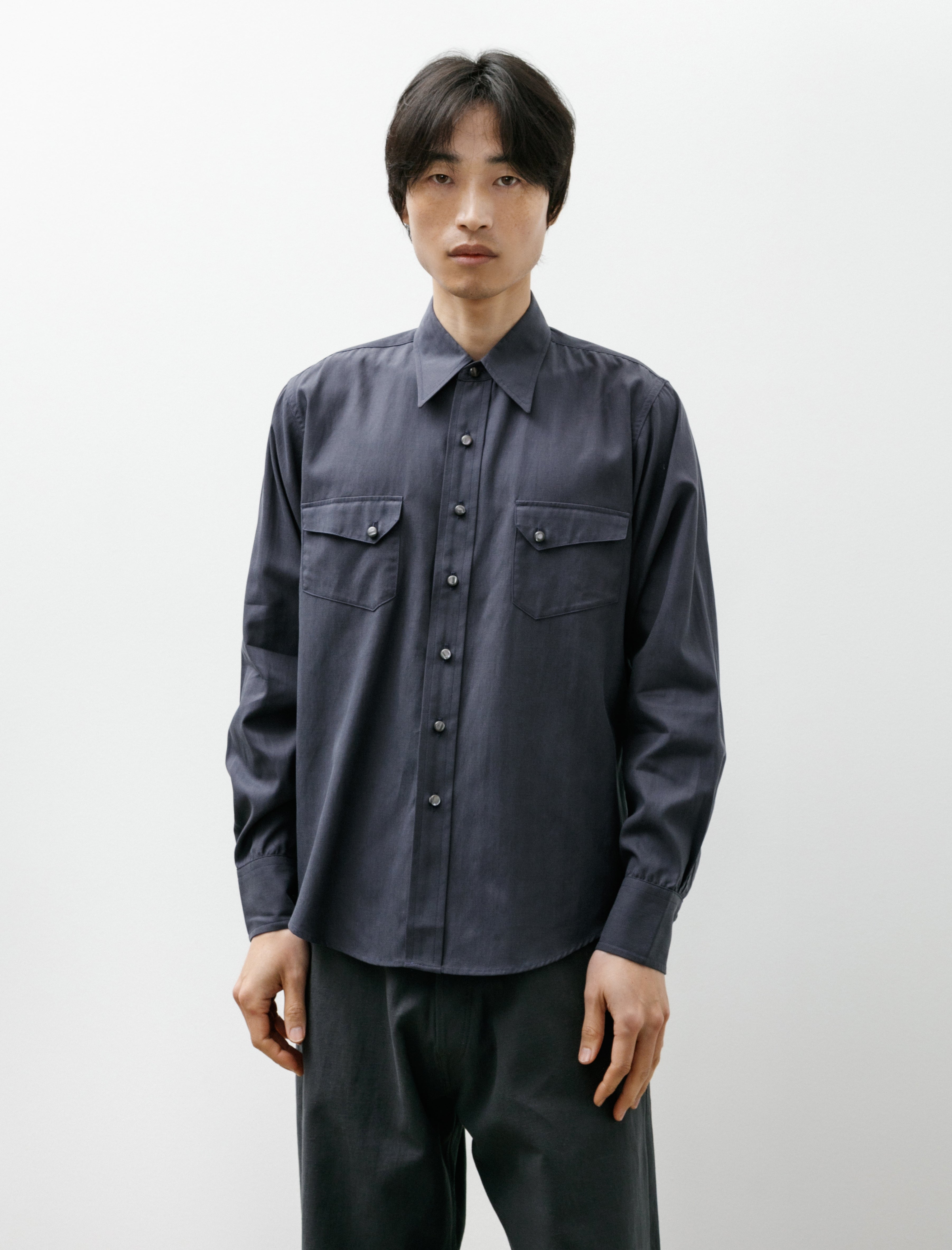 Taiga Takahashi Lot 118 Cowboy Shirt Navy – Neighbour