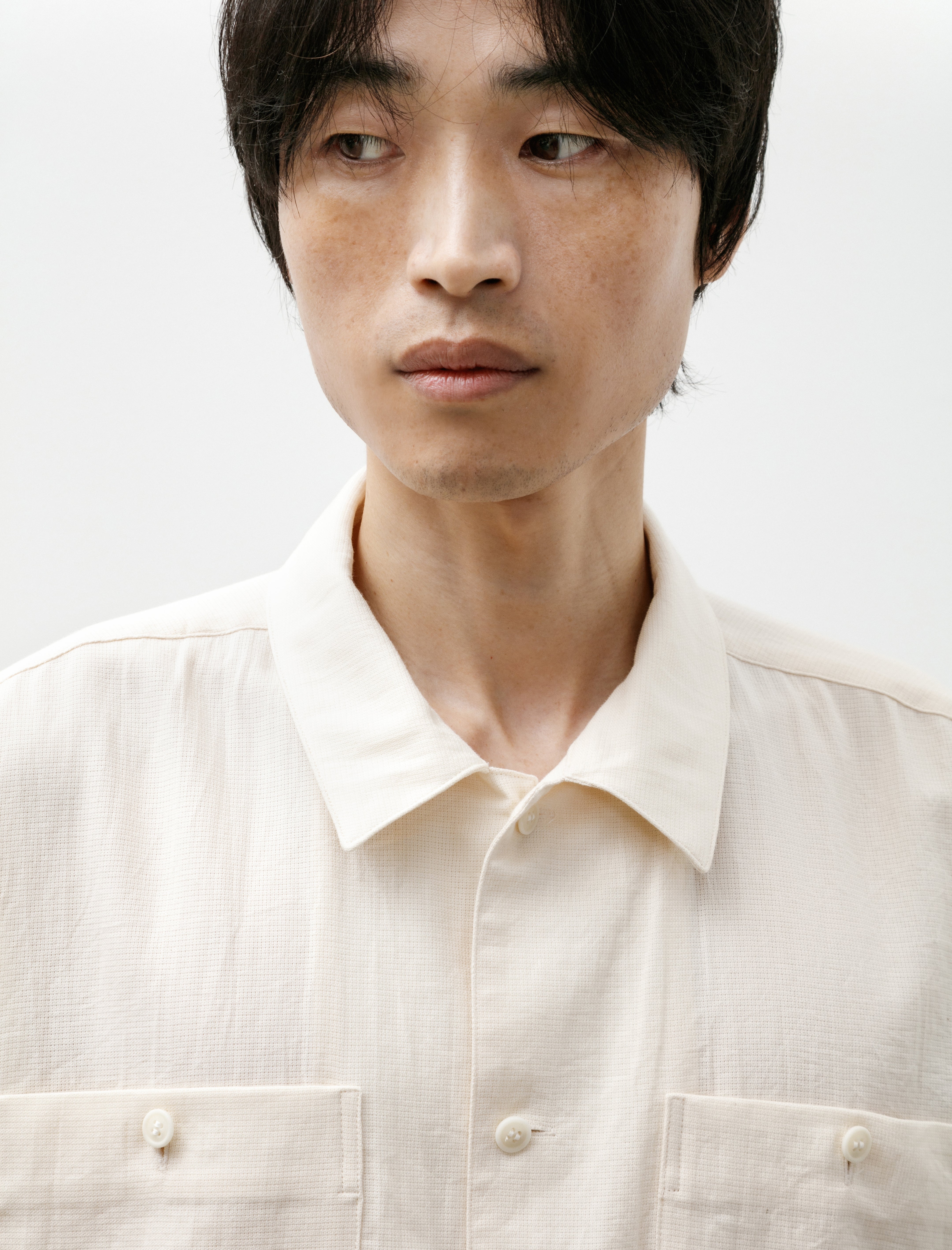 Yoko Sakamoto Utility S/S Shirt Ecru