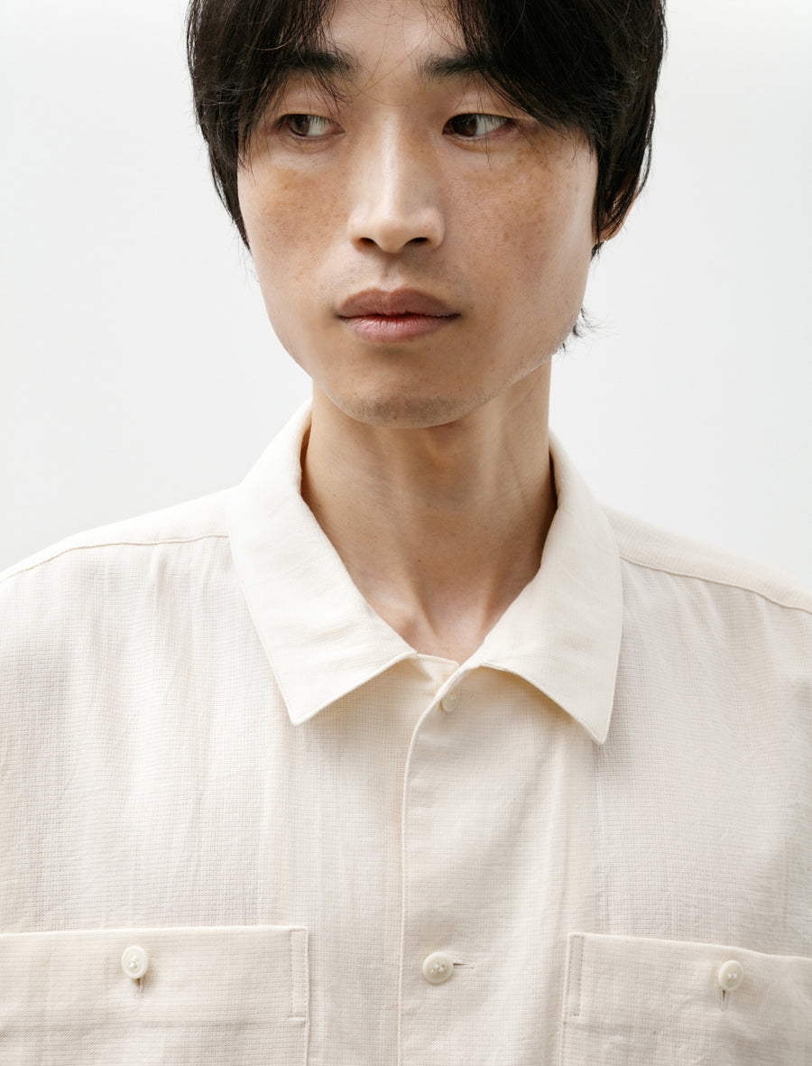 Utility S/S Shirt Ecru - Image 4