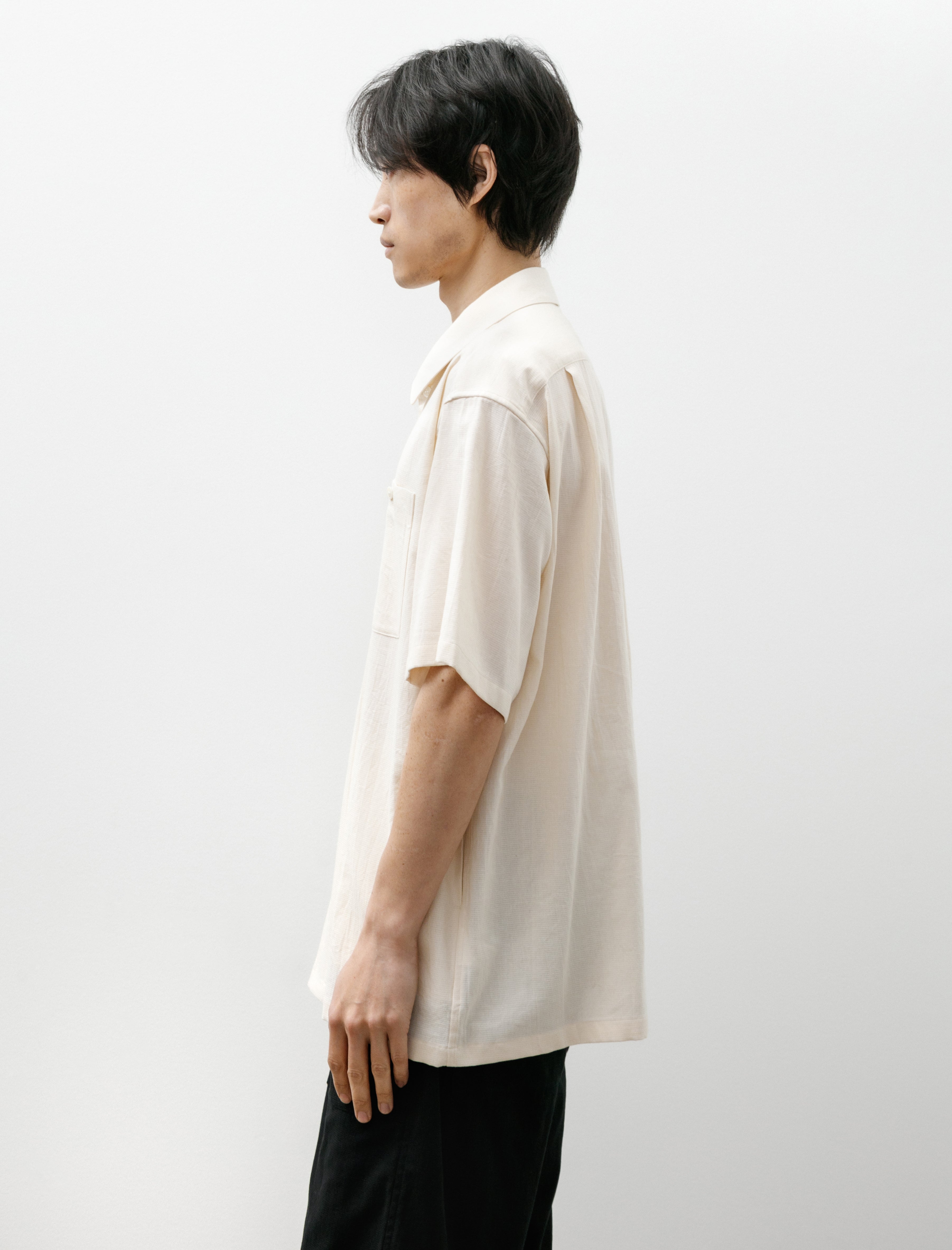 Yoko Sakamoto Utility S/S Shirt Ecru