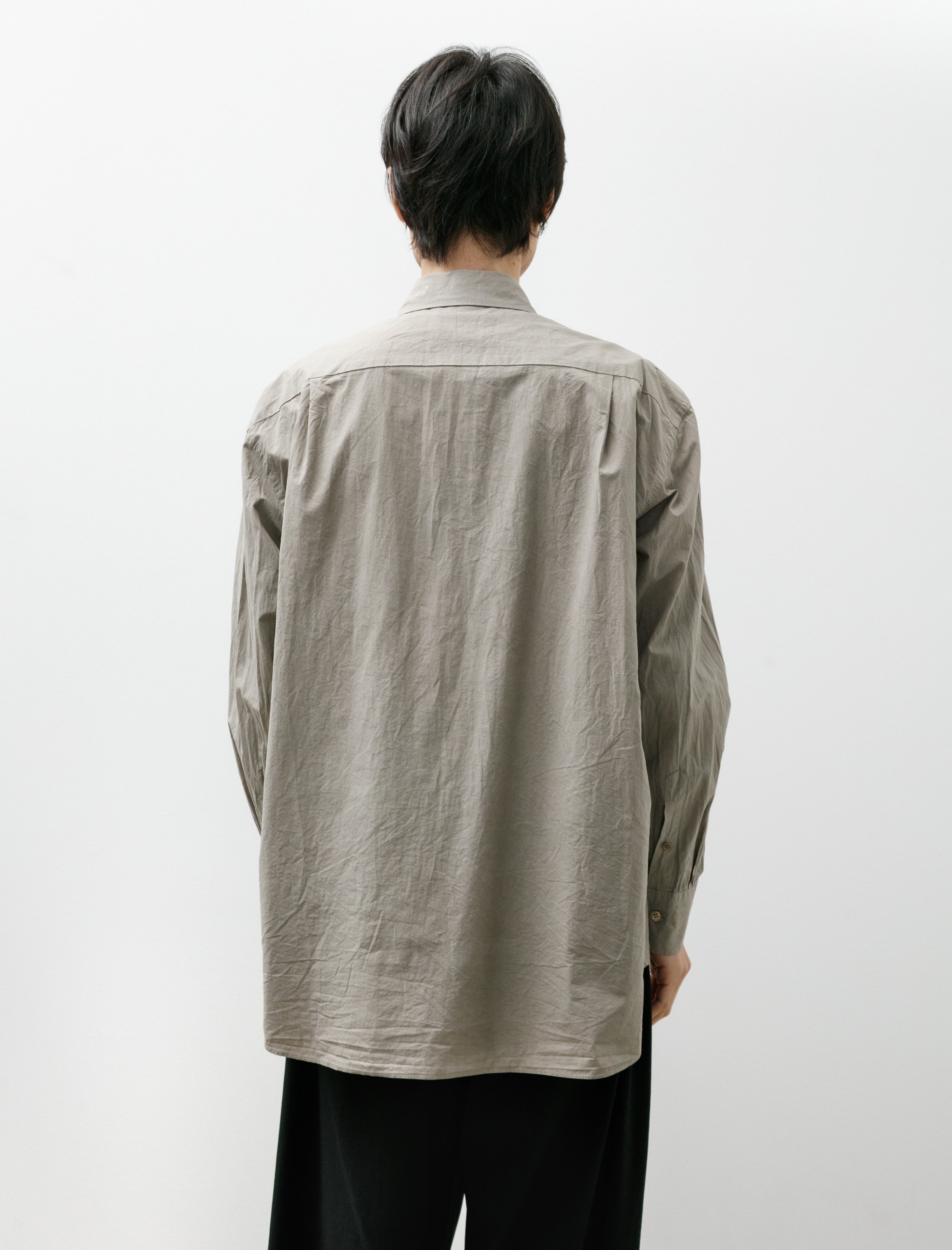 Yoko Sakamoto Regular Collar Shirt Mugwort