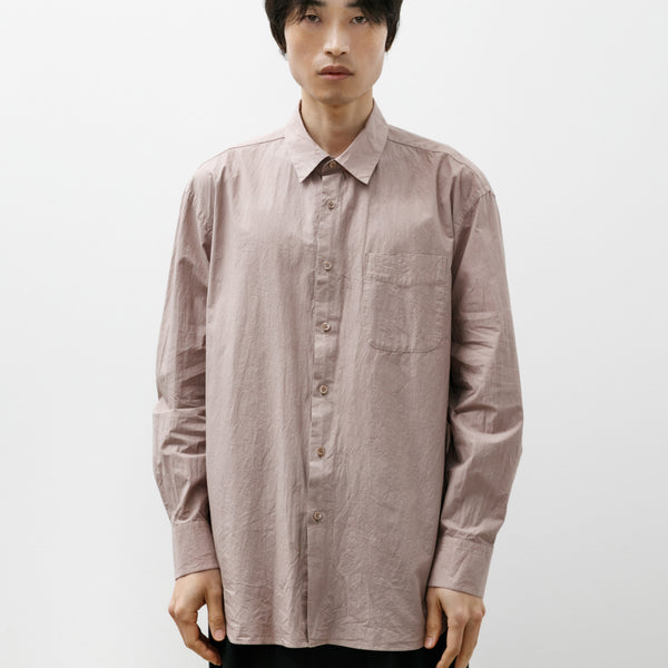 YOKO SAKAMOTO シャツ comoli auralee YOKE Yoko Sakamoto Regular Collar Shirt Azuki – Neighbour