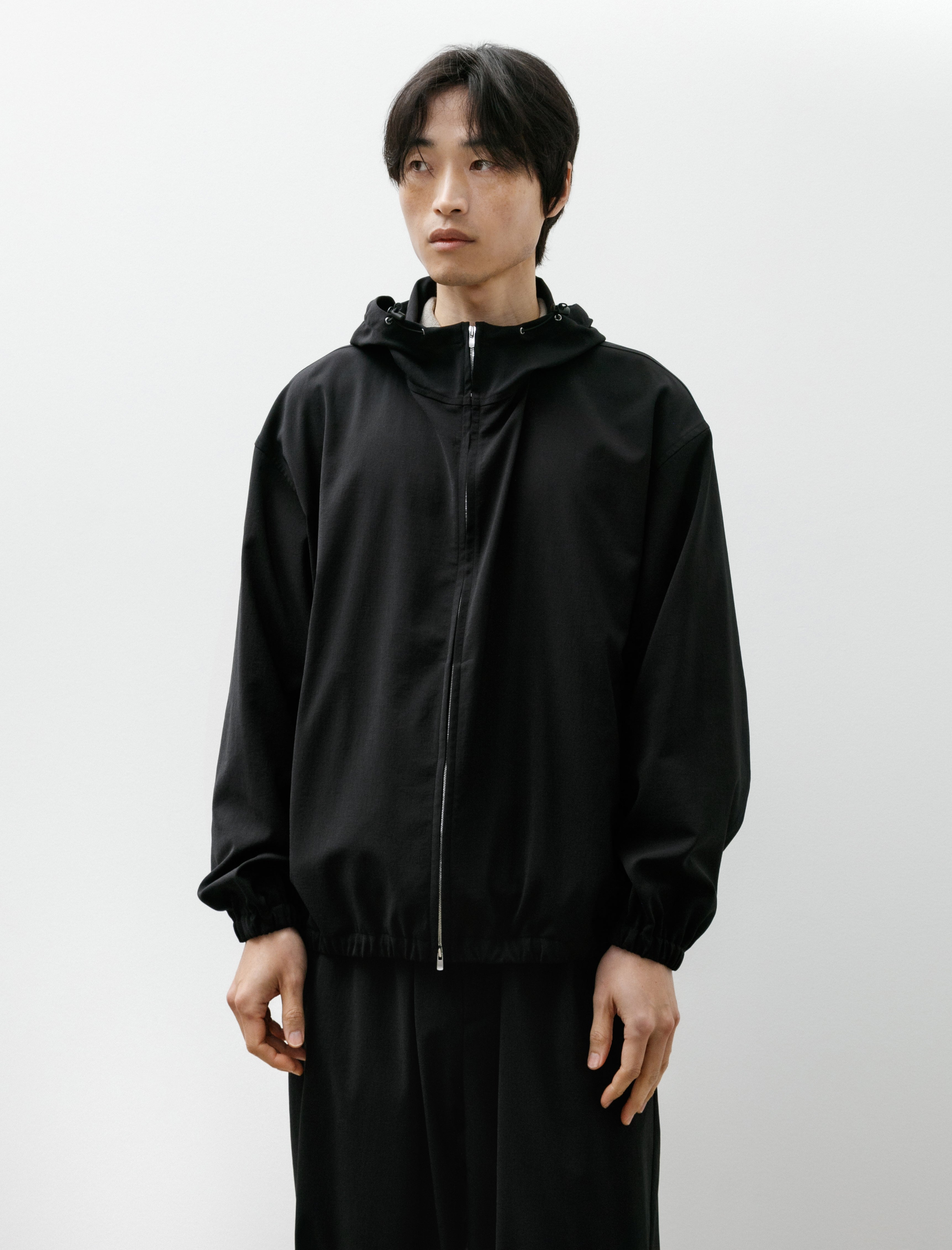 Yoko Sakamoto Hooded Blouson Black