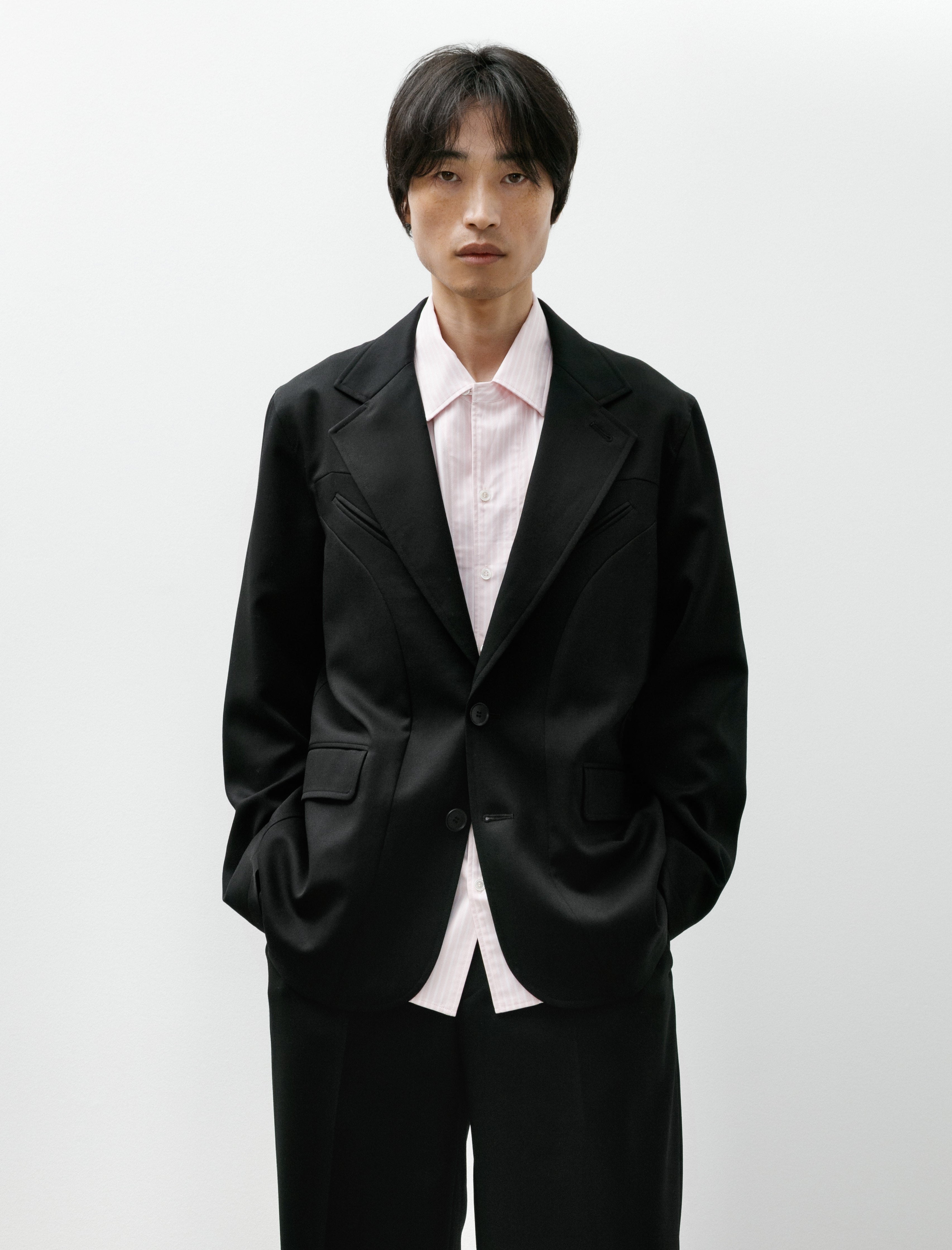 Sire Light Wool Jacket Black Suiting