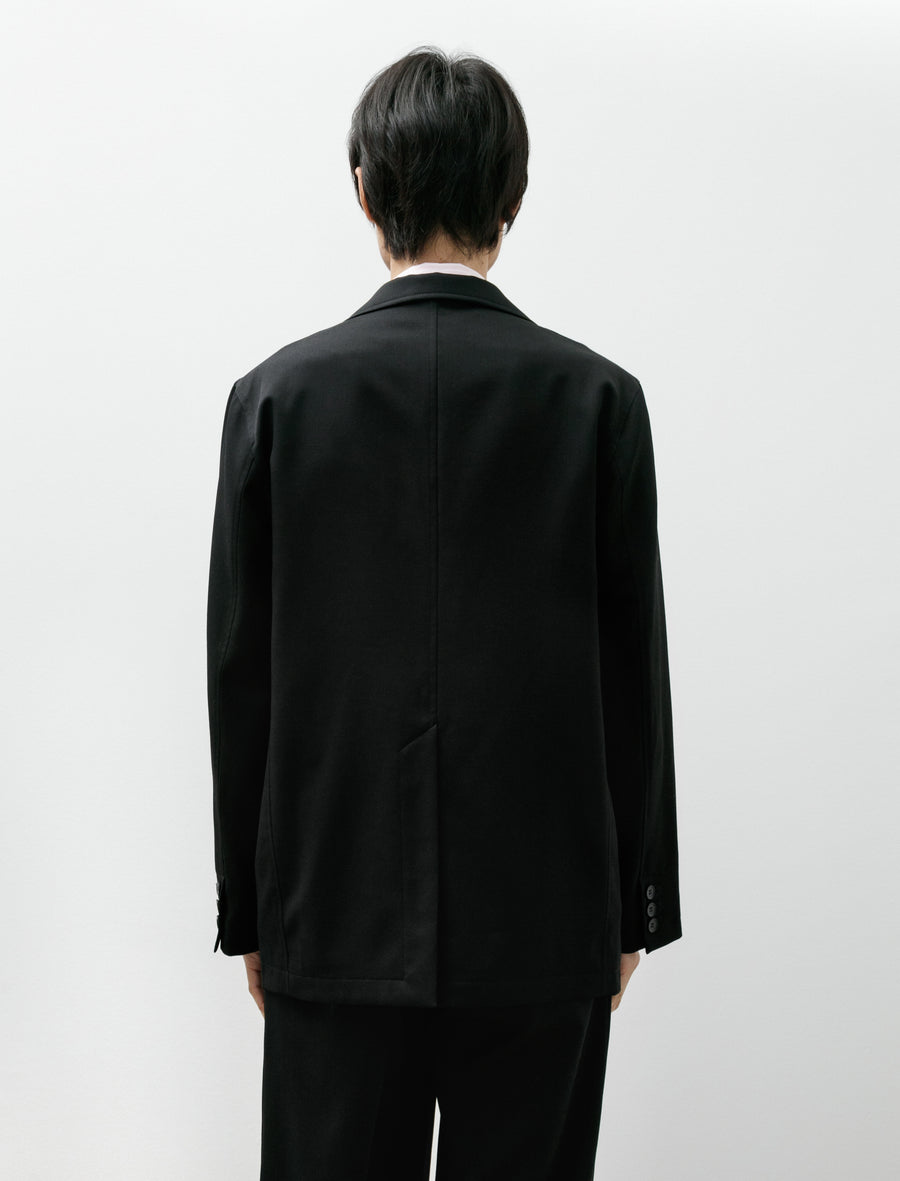 Light Wool Jacket Black Suiting - Image 2