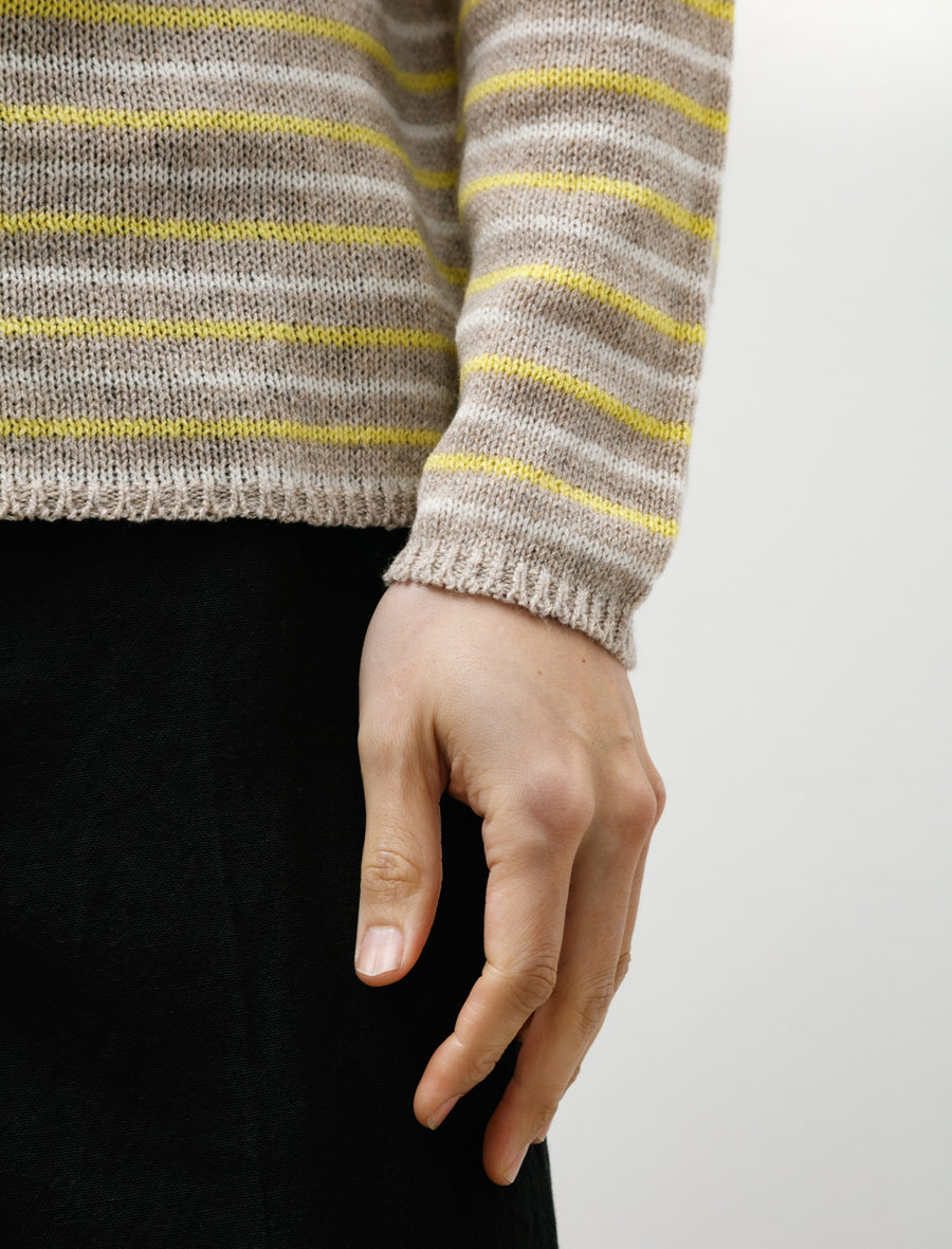Cashmere Summer Knit P/O Beige Yellow - Image 7