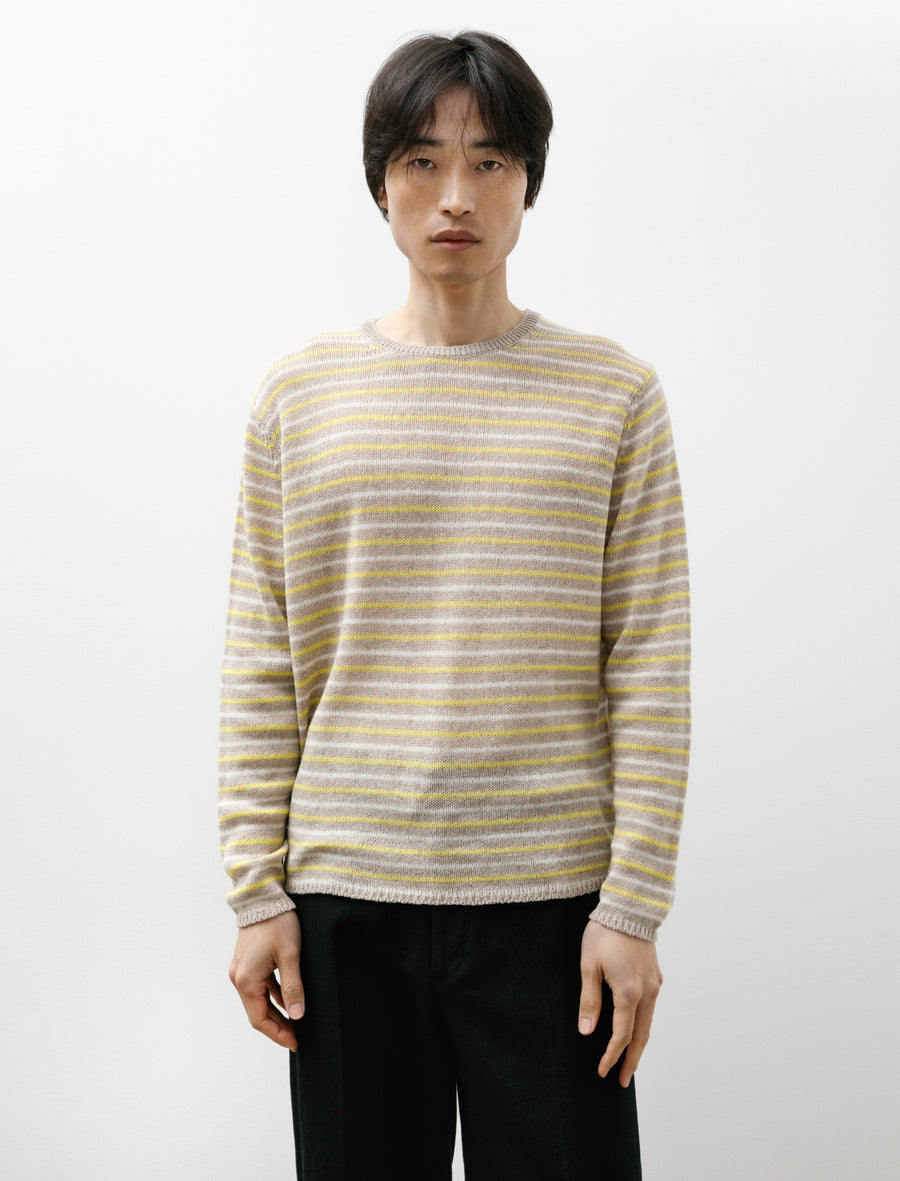Auralee Cashmere Summer Knit P/O Beige Yellow – Neighbour
