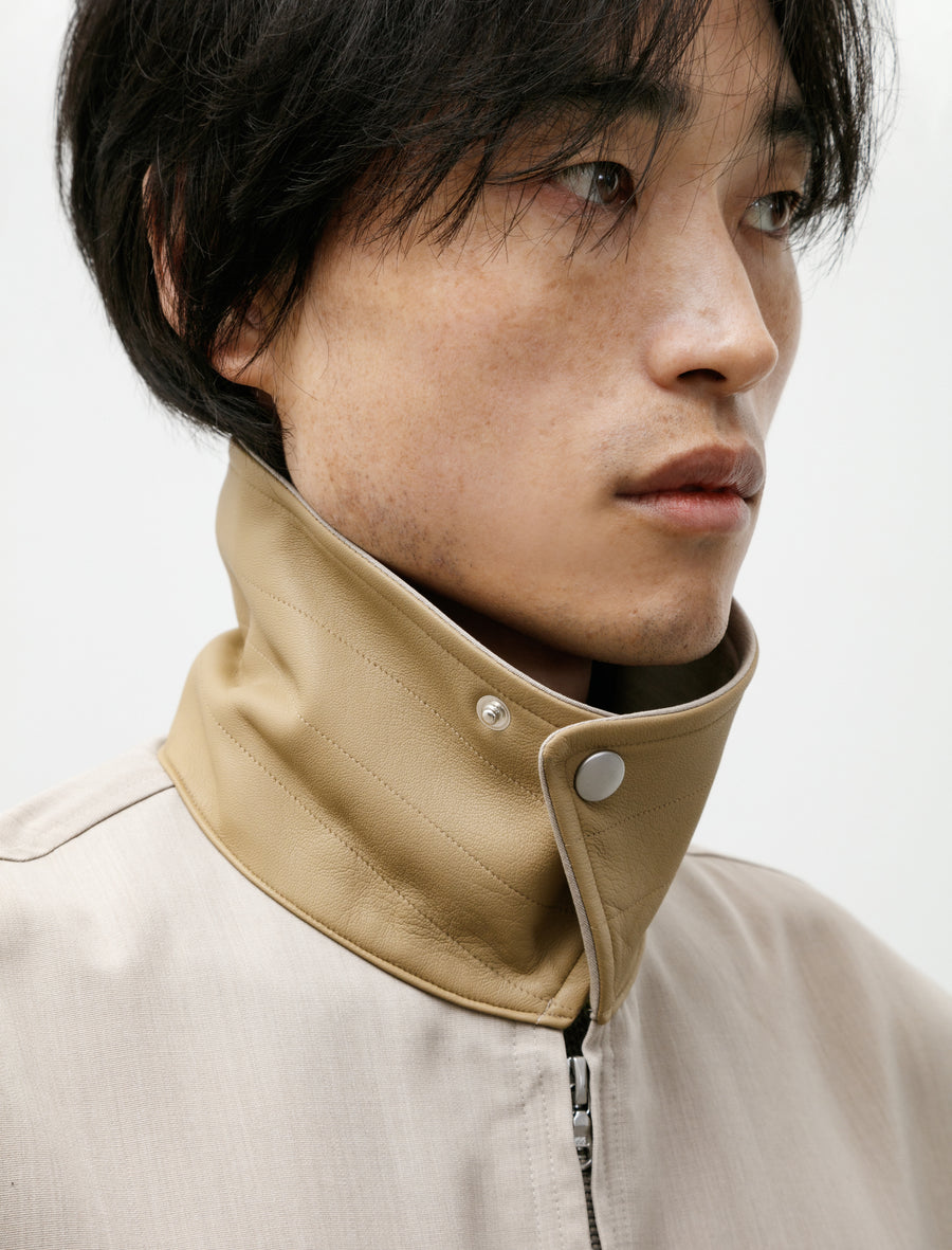 Auralee Wool Max Canvas Blouson Top Grey Beige – Neighbour