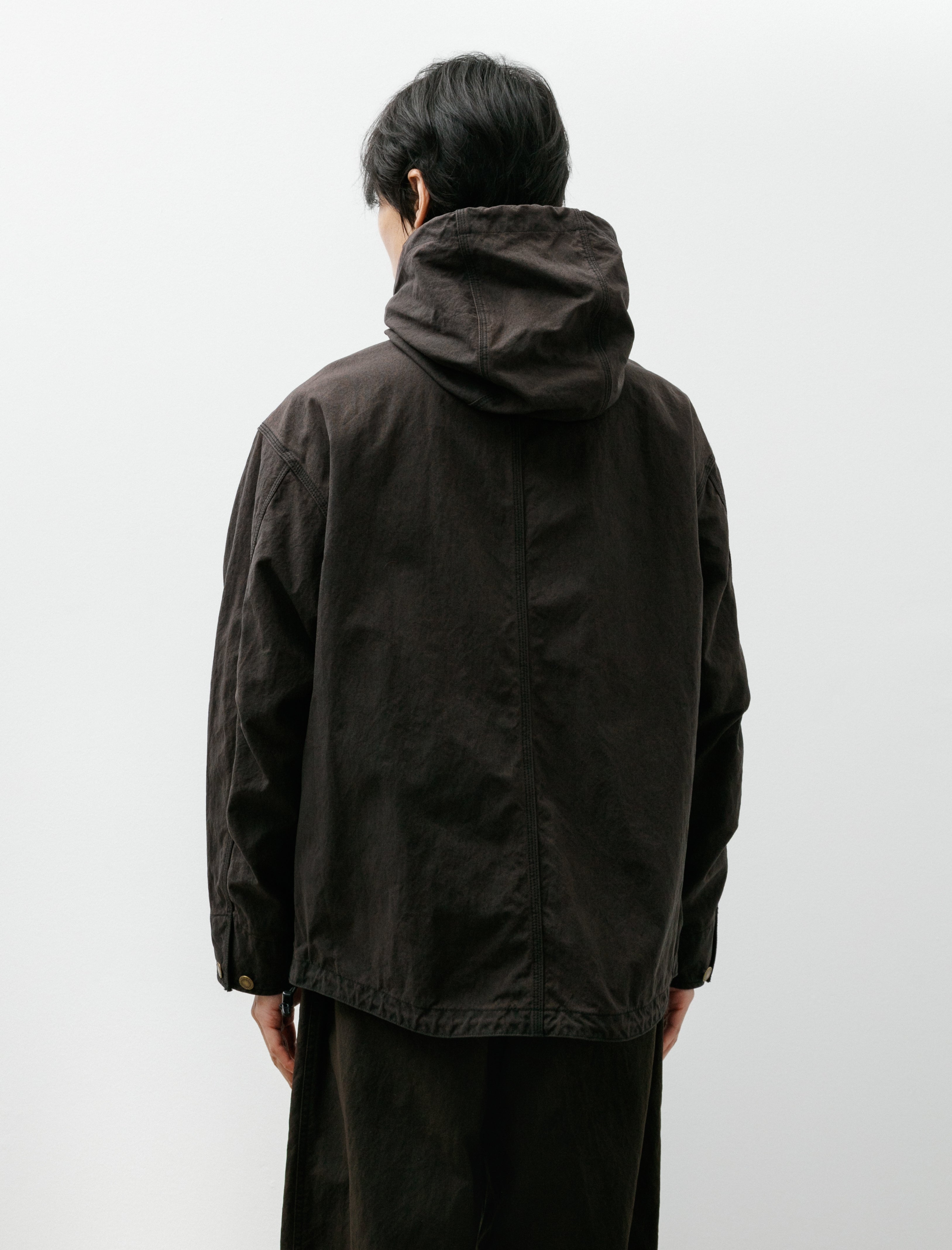 Comme des Garçons Nylon Parka Brown