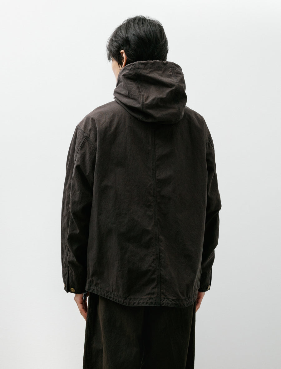 Nylon Parka Brown - Image 2
