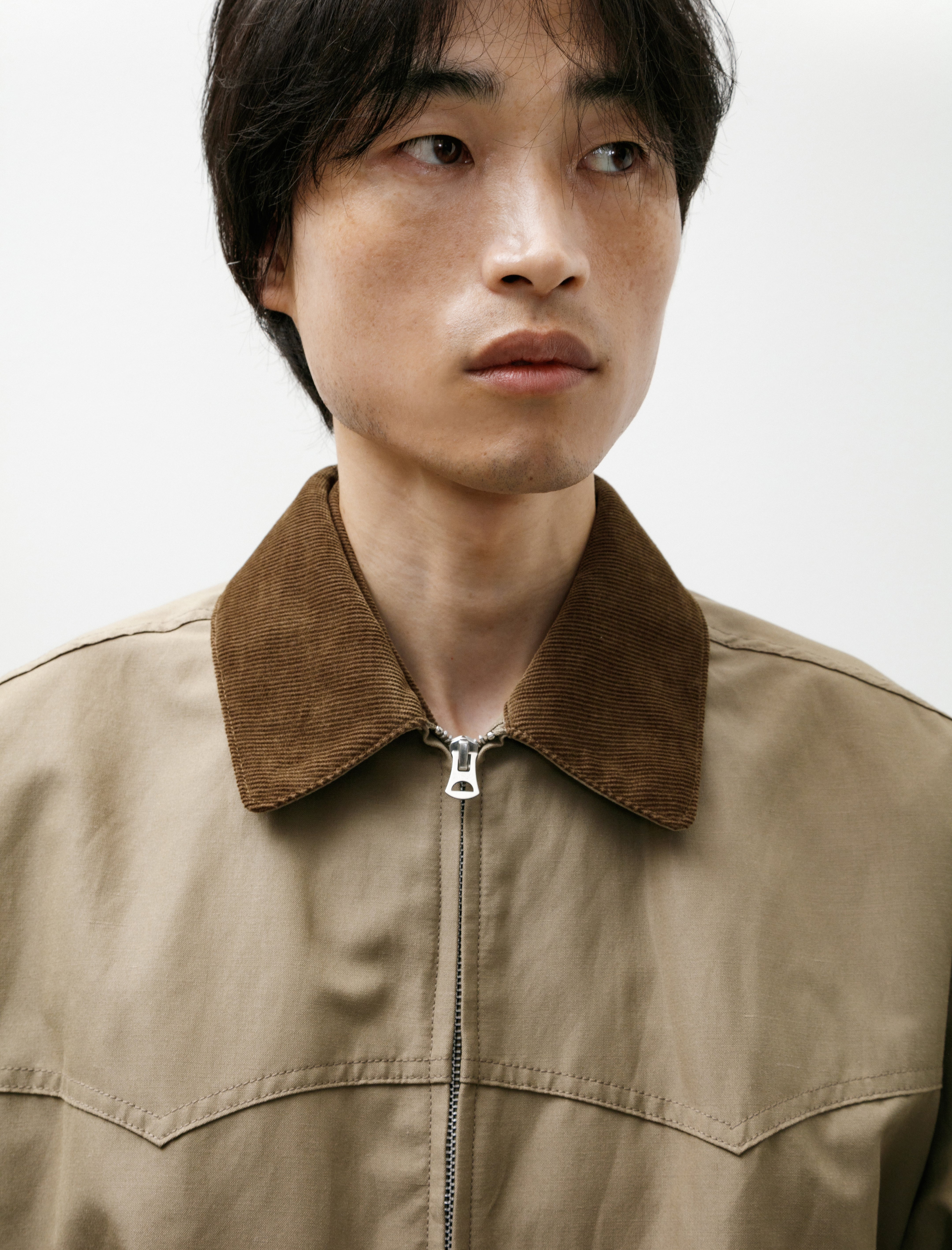 Comme des Garçons Homme Corduroy Collar Jacket Beige