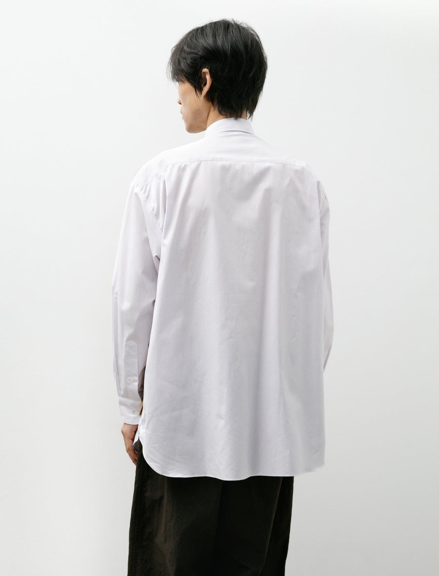 Cardigan Shirt Tan Pin Stripes - Image 2